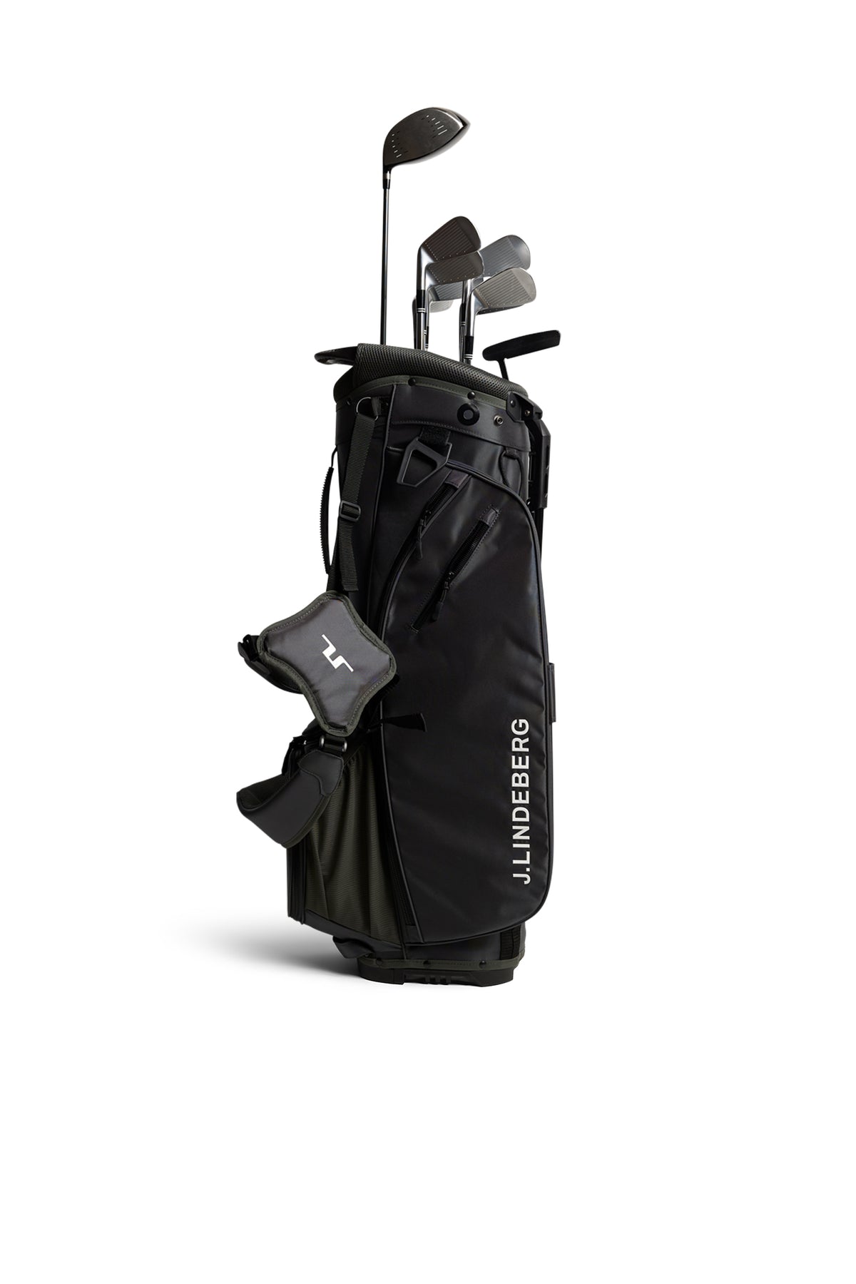 JL Flare Golf Bag in Forest Green by J.Lindeberg