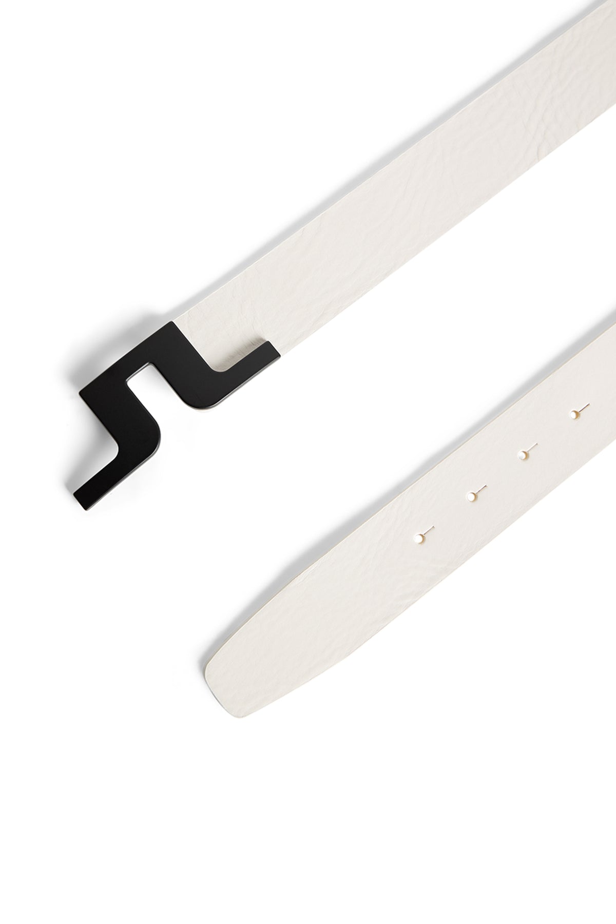 Bridger Belt in White by J.Lindeberg
