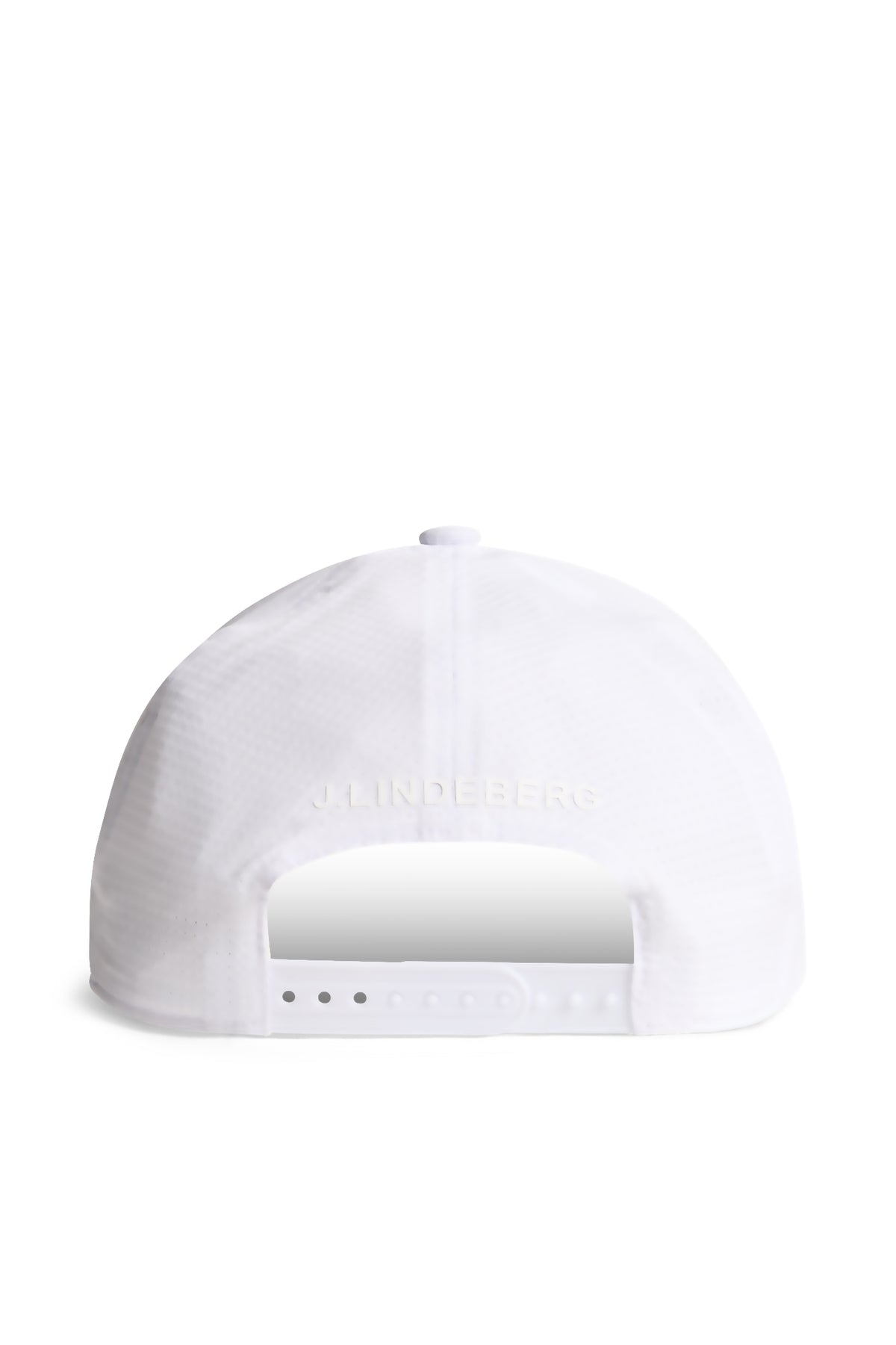 Split cap in White by J.Lindeberg