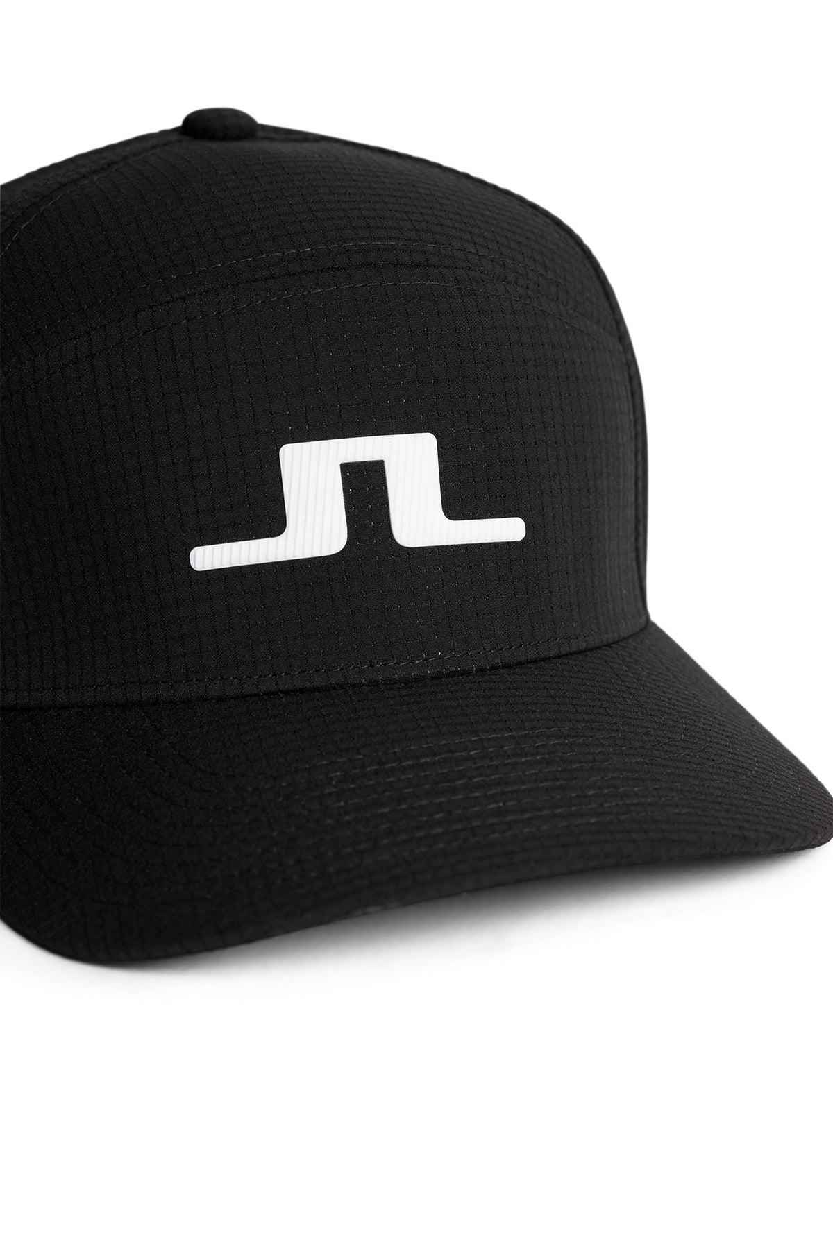 Split cap in Black by J.Lindeberg