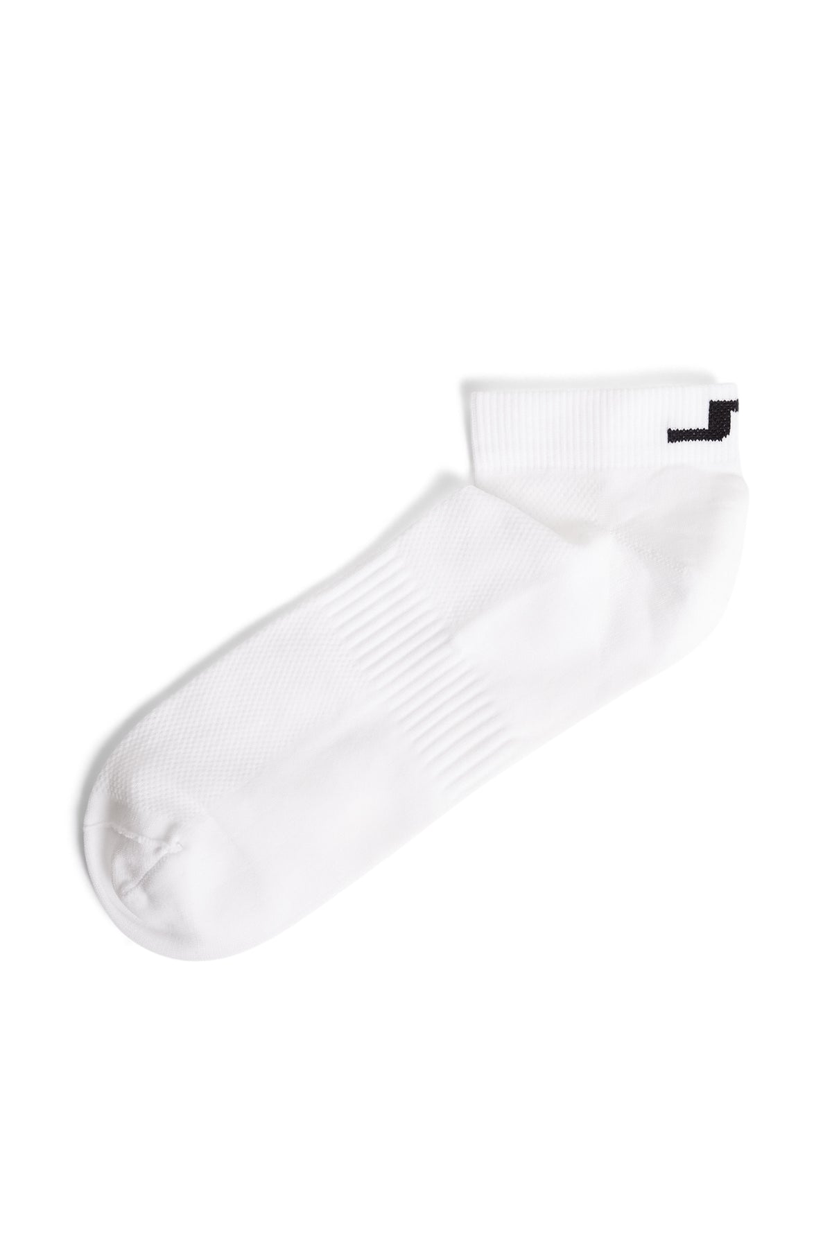 Rise Short Sock in White by J.Lindeberg