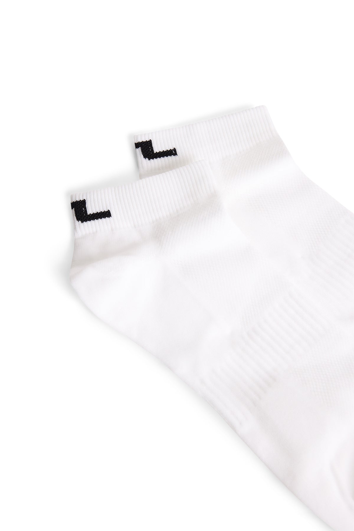 Rise Short Sock in White by J.Lindeberg