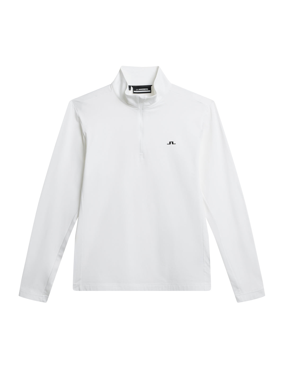 Luke Quarter Zip Mid Layer in White by J.Lindeberg