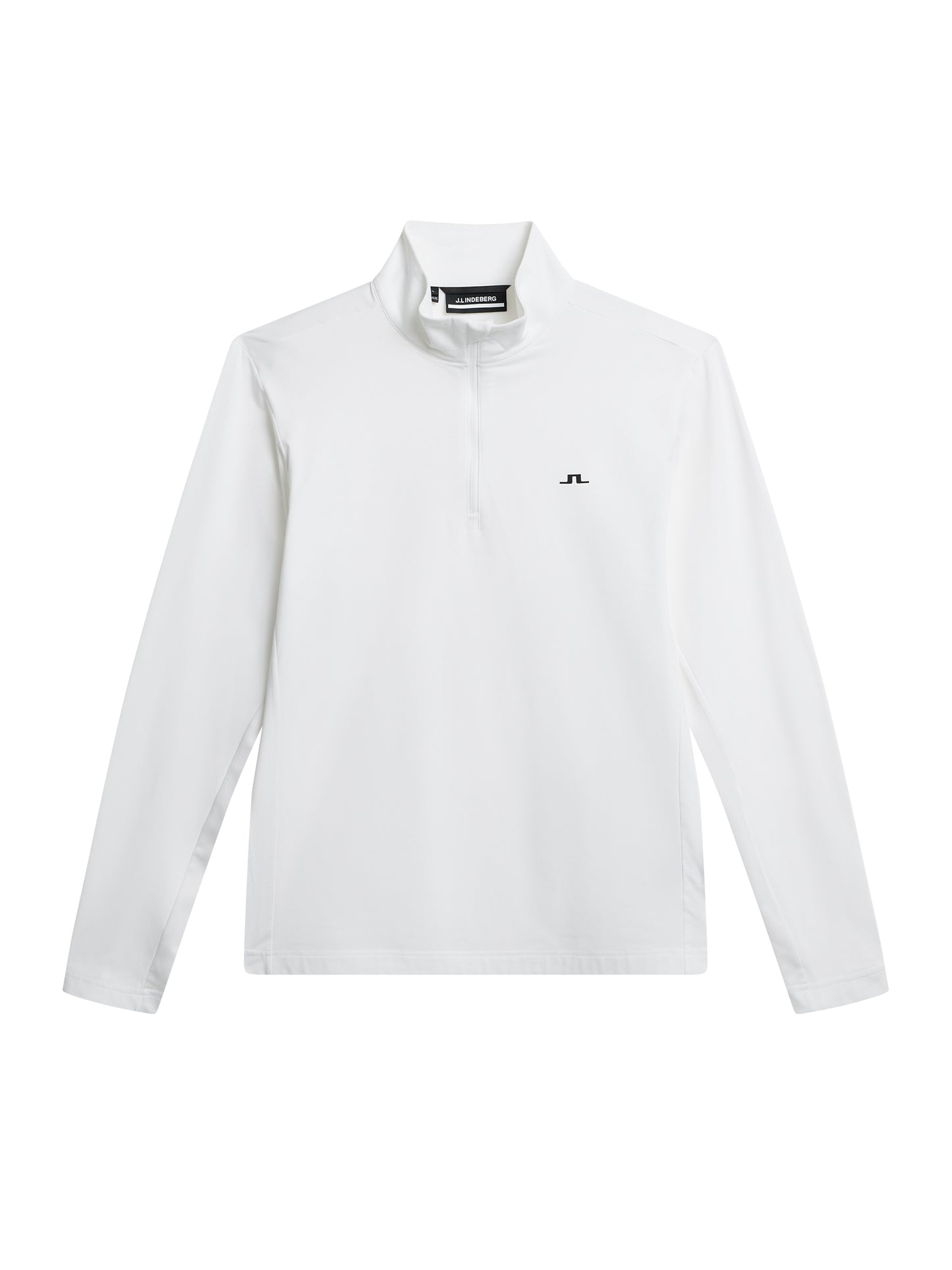 Luke Quarter Zip Mid Layer in White by J.Lindeberg