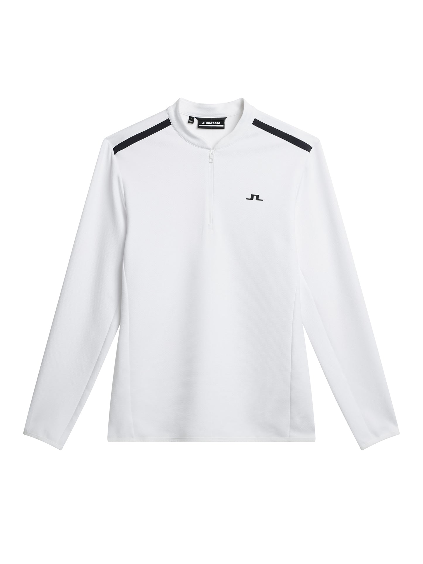Tech Bridge Mid Layer in White by J.Lindeberg