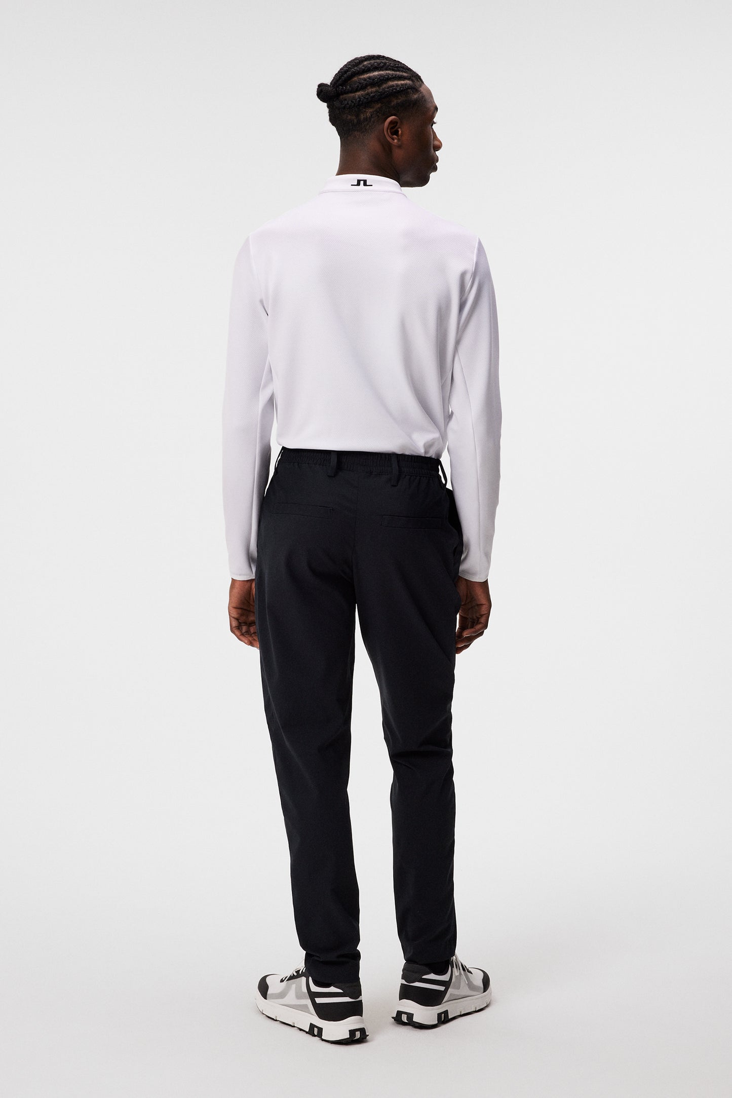 Tech Bridge Mid Layer in White by J.Lindeberg