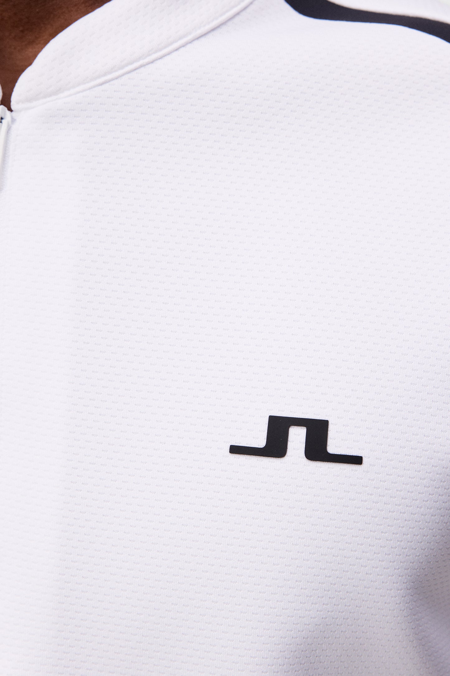 Tech Bridge Mid Layer in White by J.Lindeberg