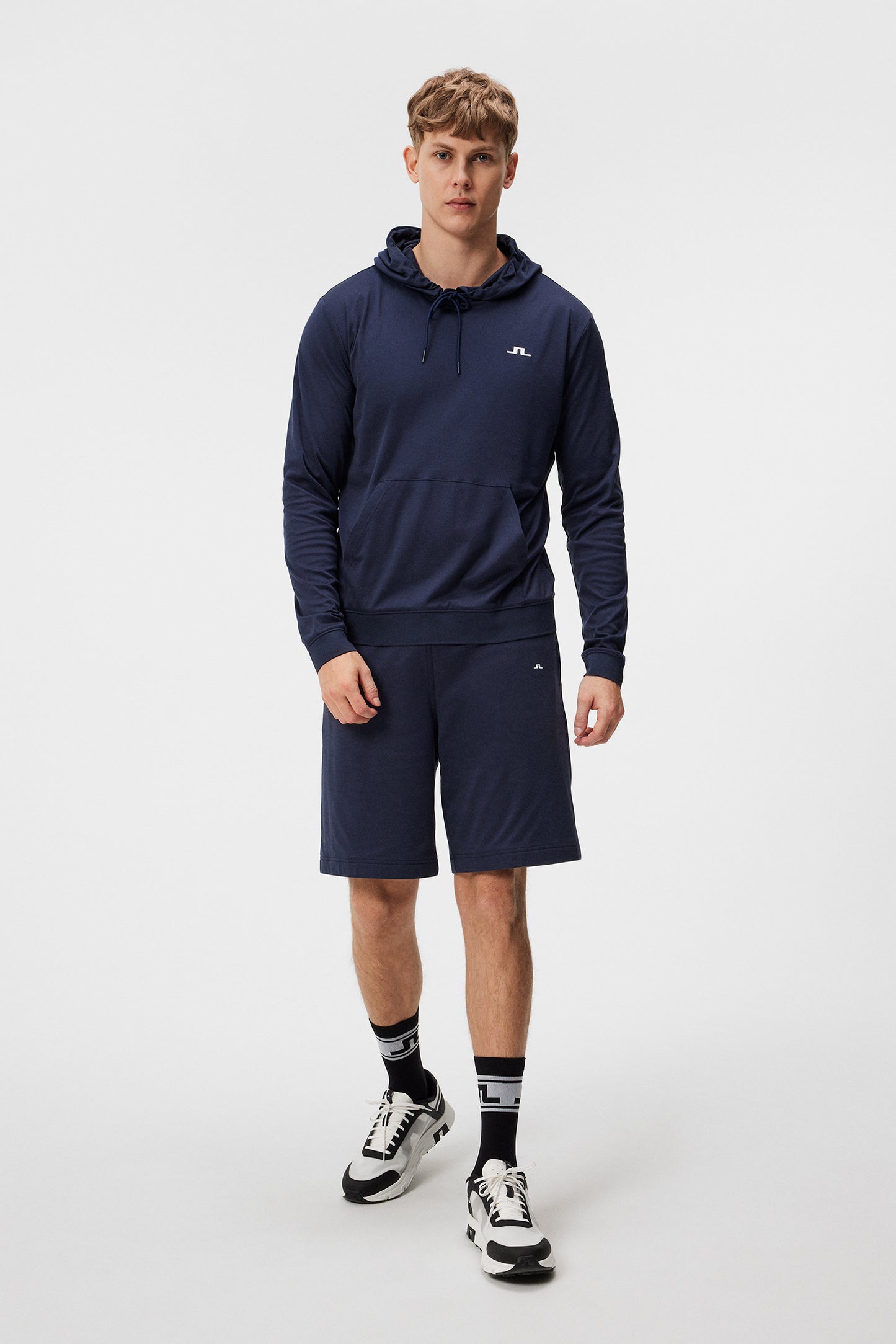 Logo Shorts in JL Navy by J.Lindeberg