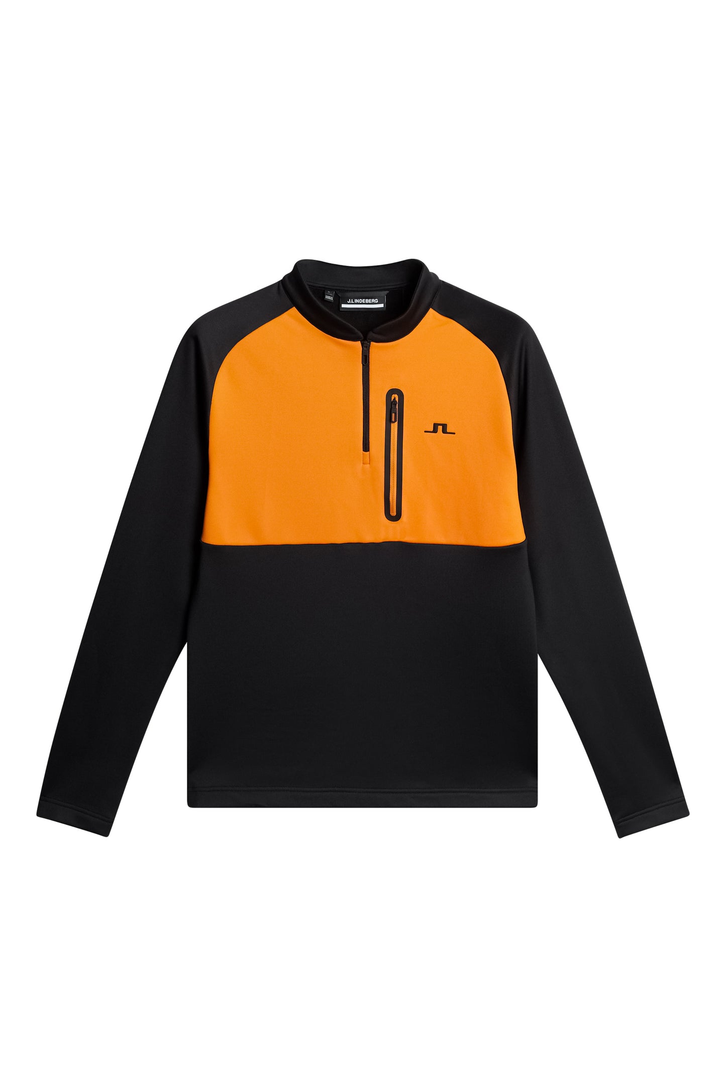 Adam Quarter Zip Mid Layer in Black by J.Lindeberg