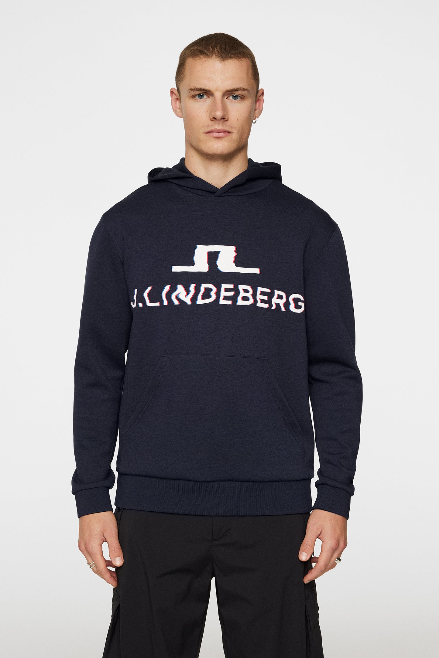 Karson Hoodie in JL Navy by J.Lindeberg