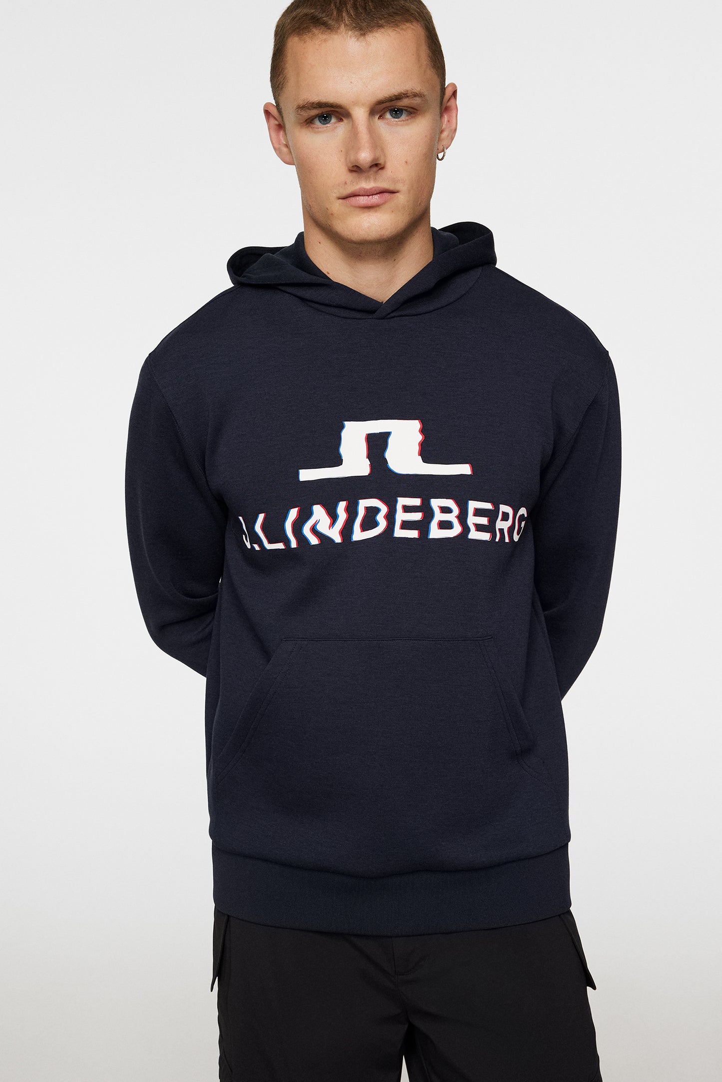 Karson Hoodie in JL Navy by J.Lindeberg