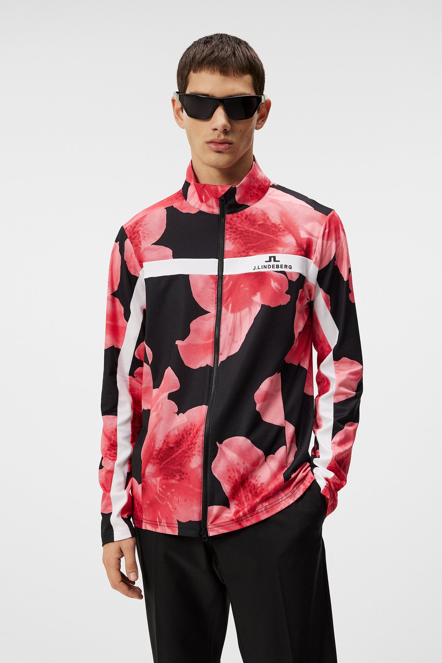 Jarvis Tour Mid Layer in Azalea by J.Lindeberg