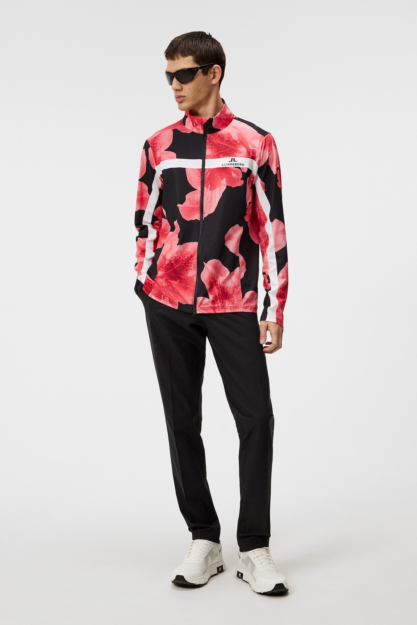 Jarvis Tour Mid Layer in Azalea by J.Lindeberg