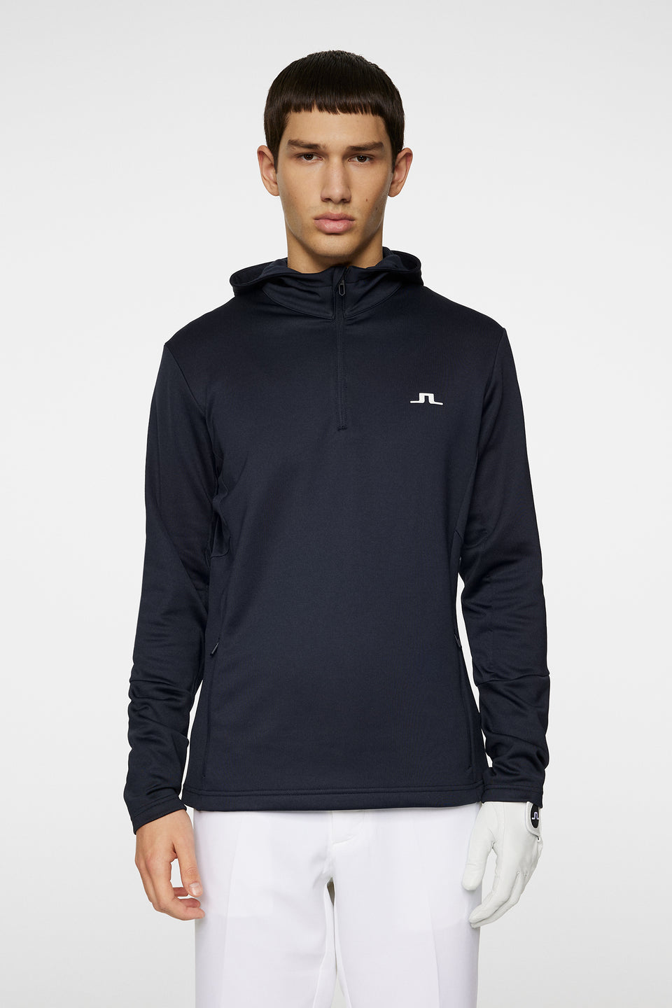 Aerial Quarter Zip Hood / JL Navy