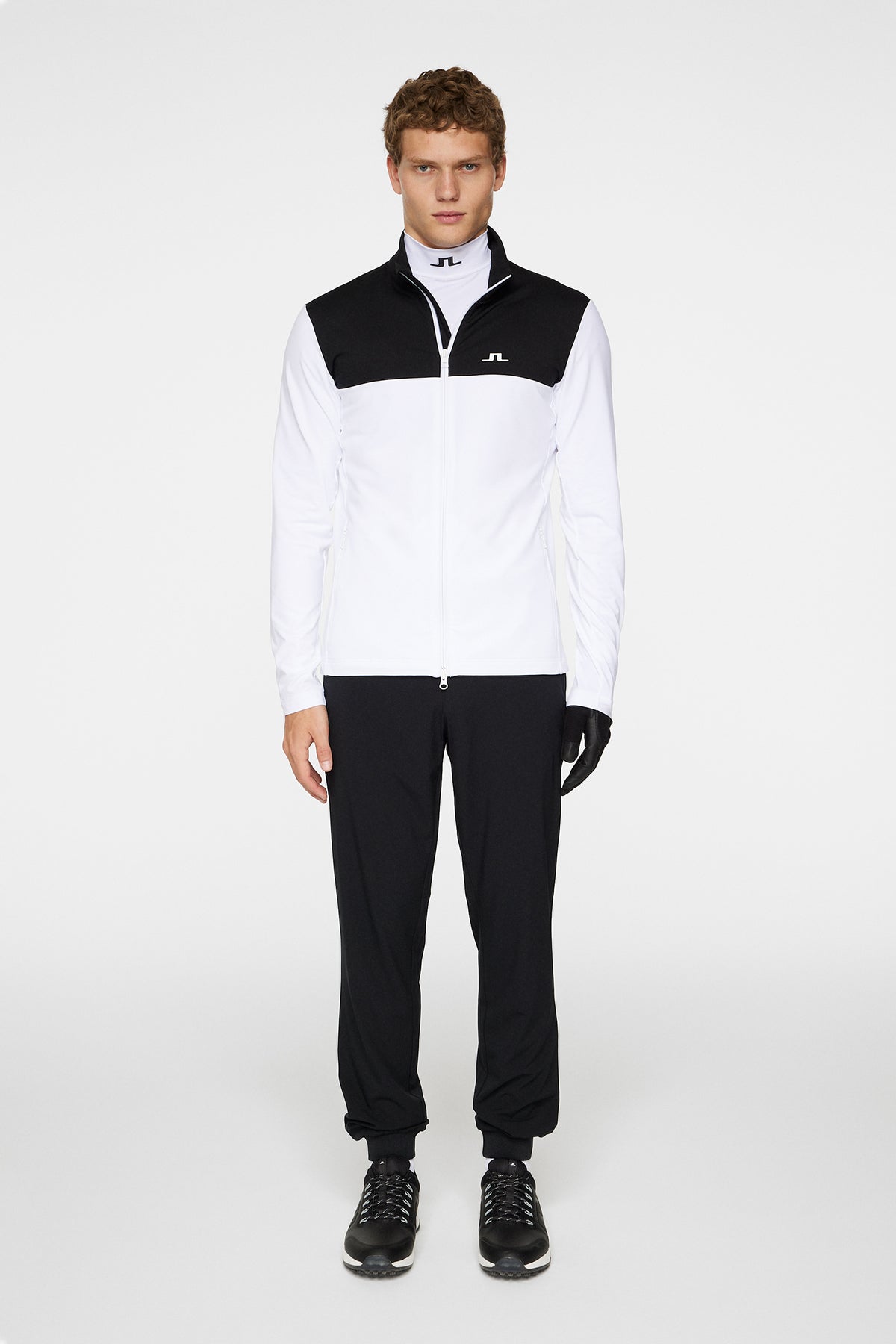 Banks Mid Layer in White by J.Lindeberg