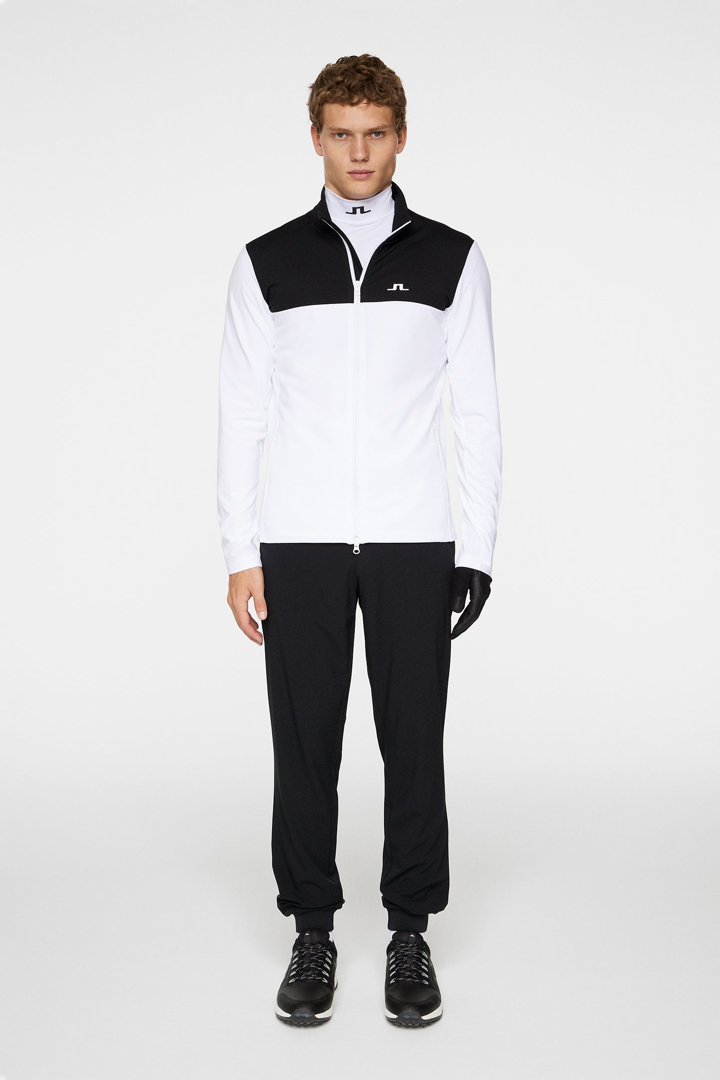 Banks Mid Layer in White by J.Lindeberg