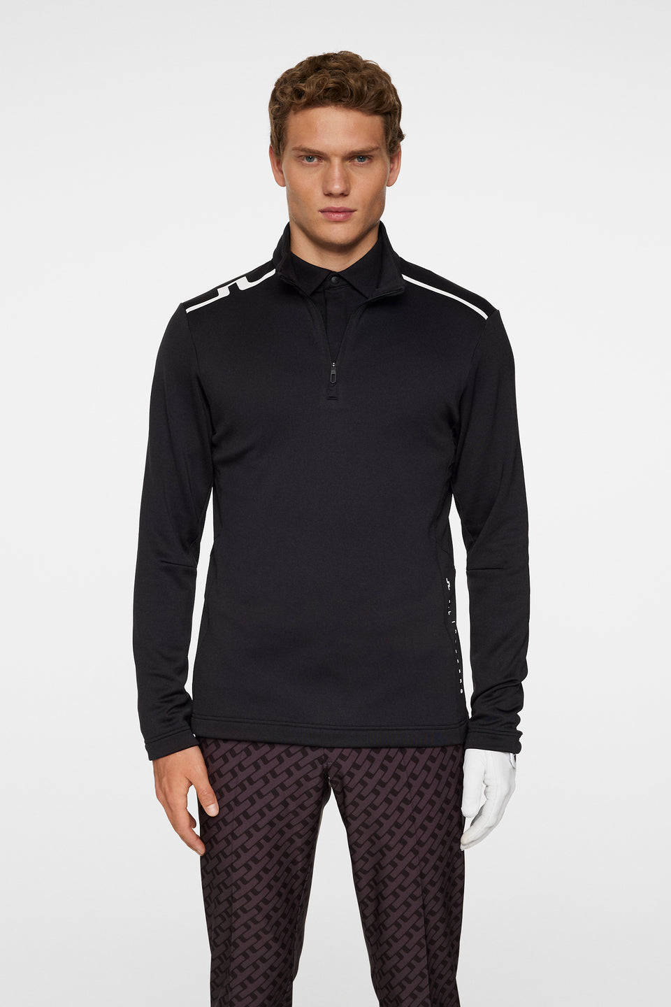 Vinnie Quarter Zip Mid Layer / Black
