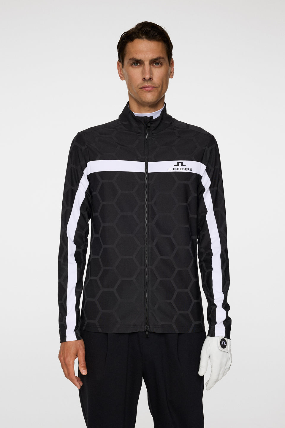 Jarvis Jacquard Tour Mid Layer / The Open Black