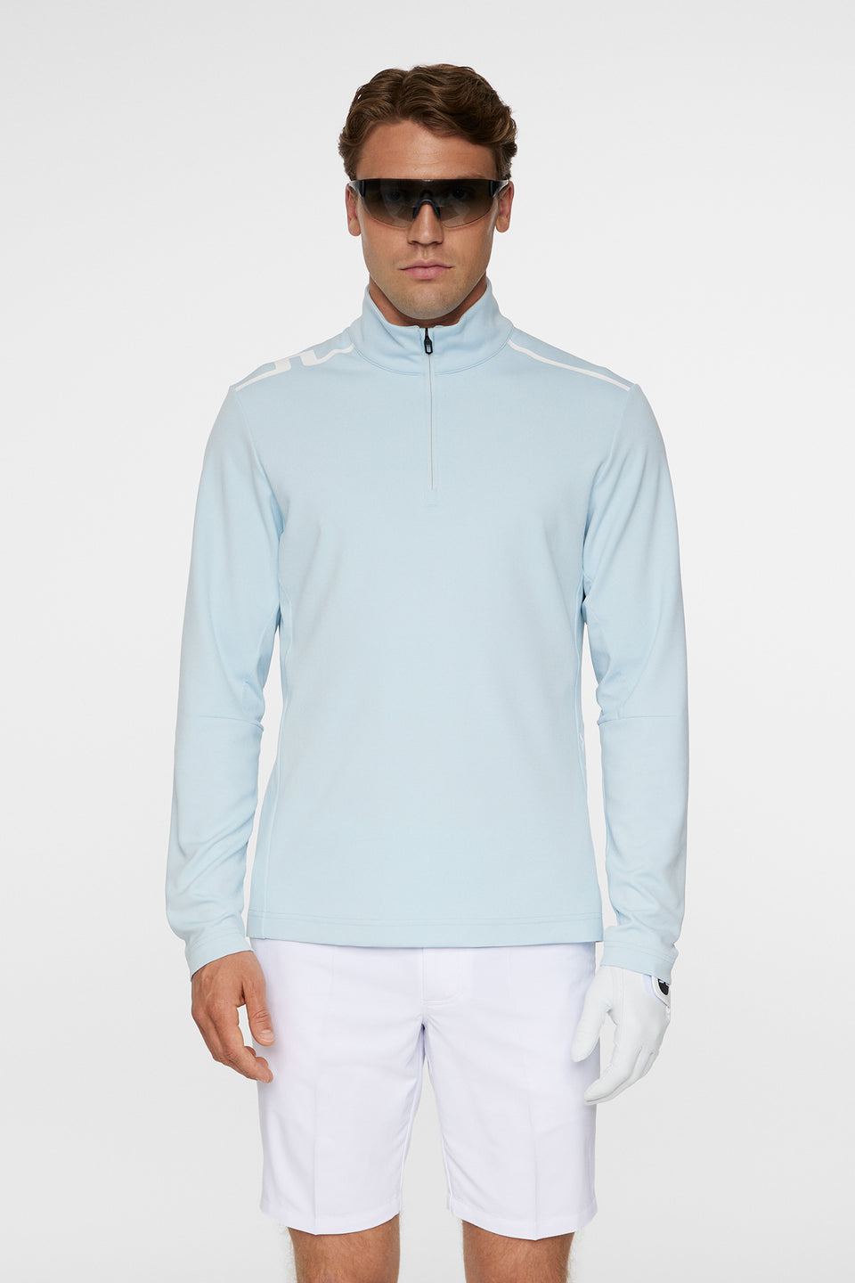 Leon Quarter Zip Mid Layer / Winter Sky