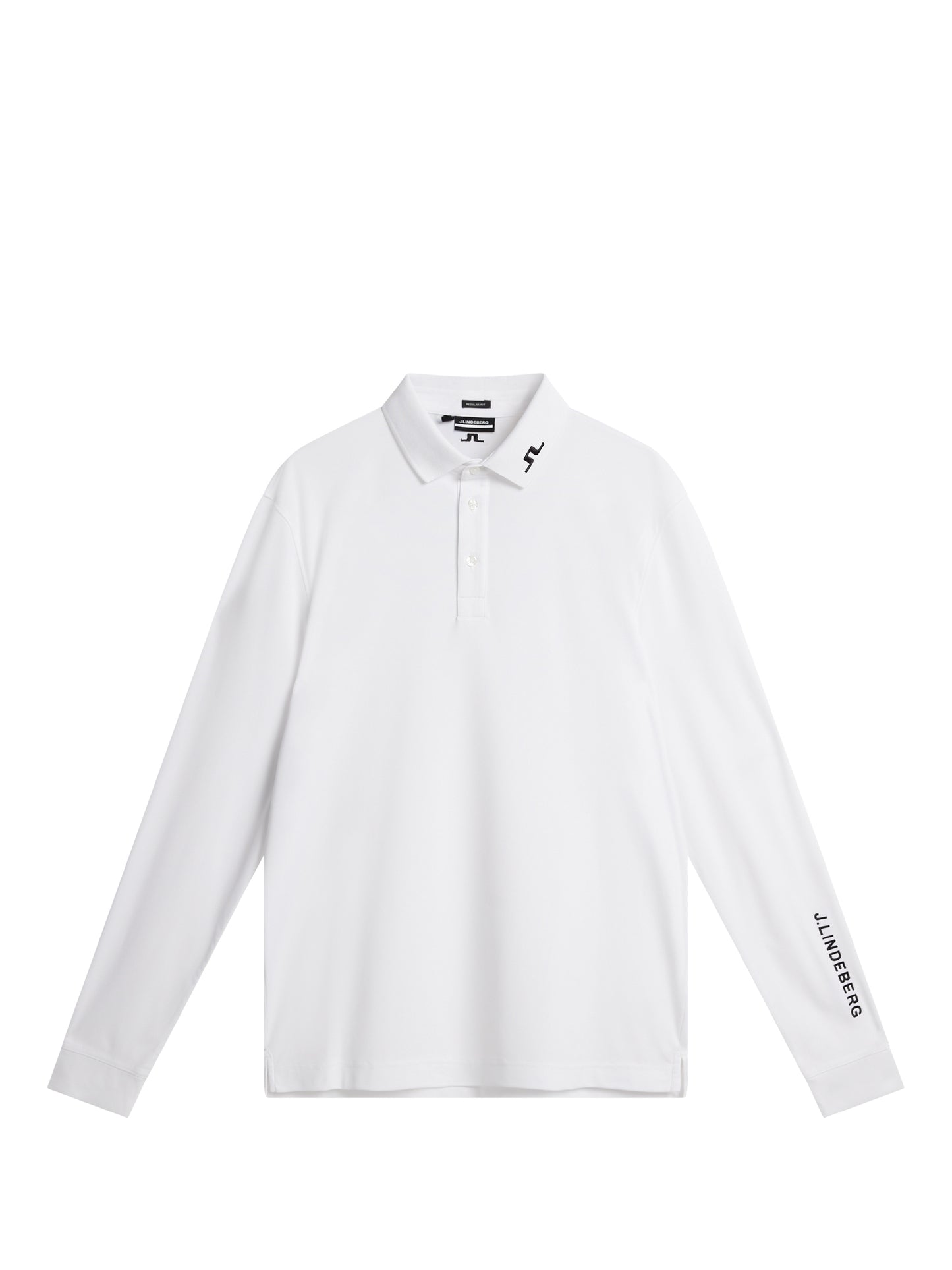 Tour Tech Long Sleeve in White by J.Lindeberg