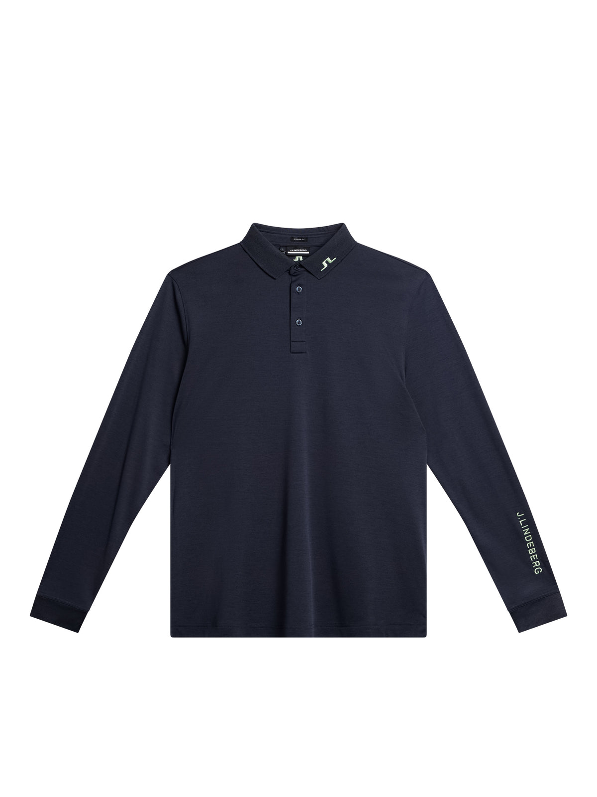 Tour Tech Long Sleeve in Navy Melange by J.Lindeberg