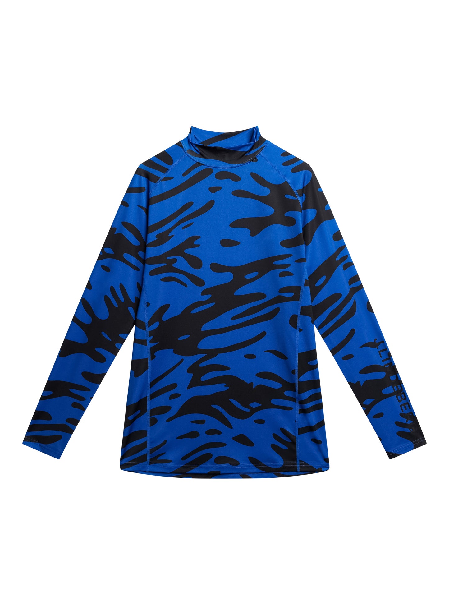Aello Soft Compression Print in Neptune Nautical Blue by J.Lindeberg