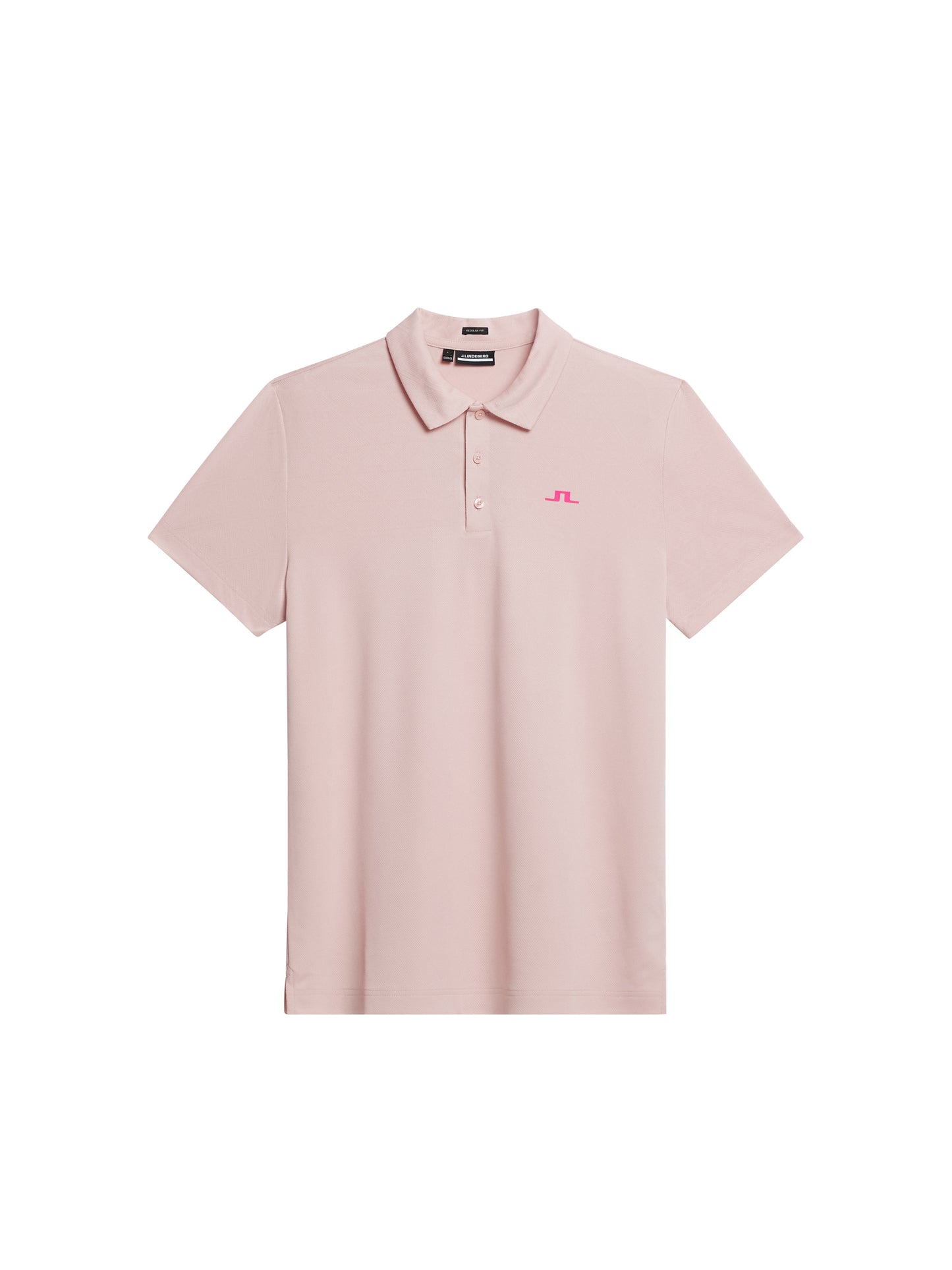 Halto Regular Fit Polo in Geo Powder Pink by J.Lindeberg