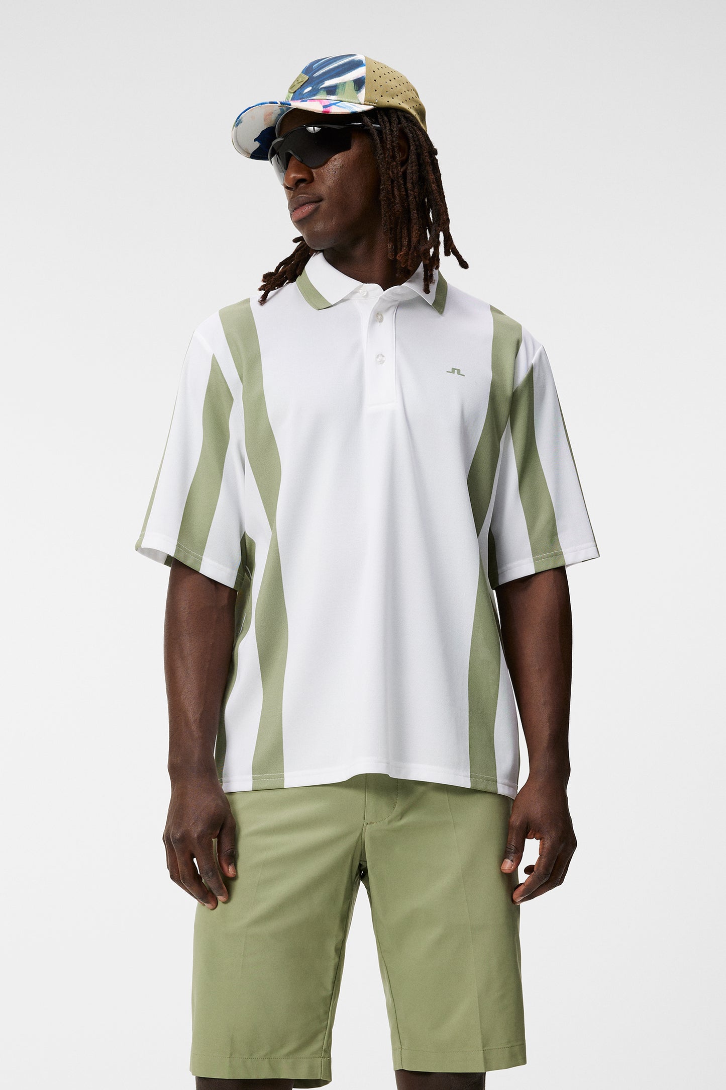 Martin Polo in Oil Green by J.Lindeberg