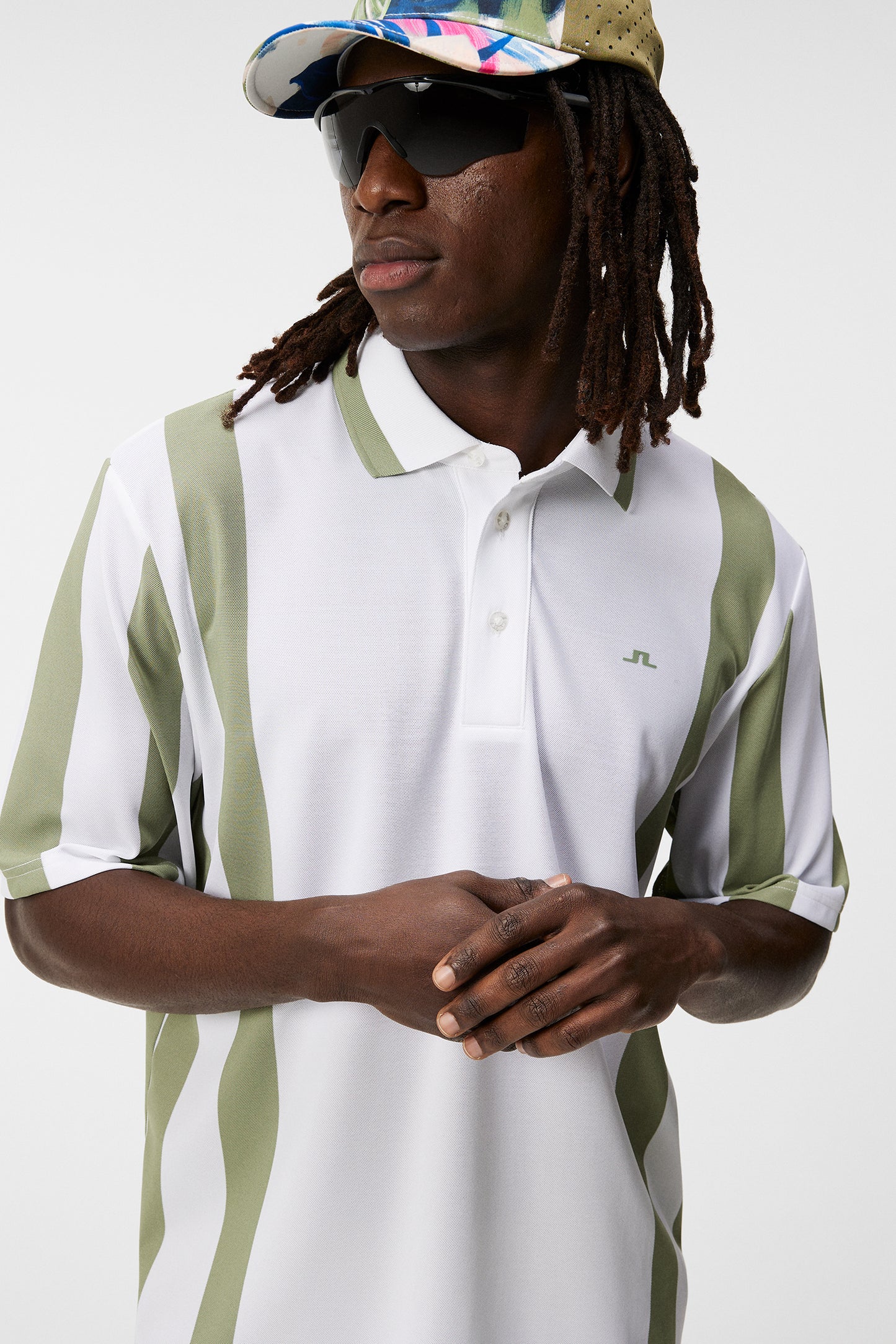 Martin Polo in Oil Green by J.Lindeberg