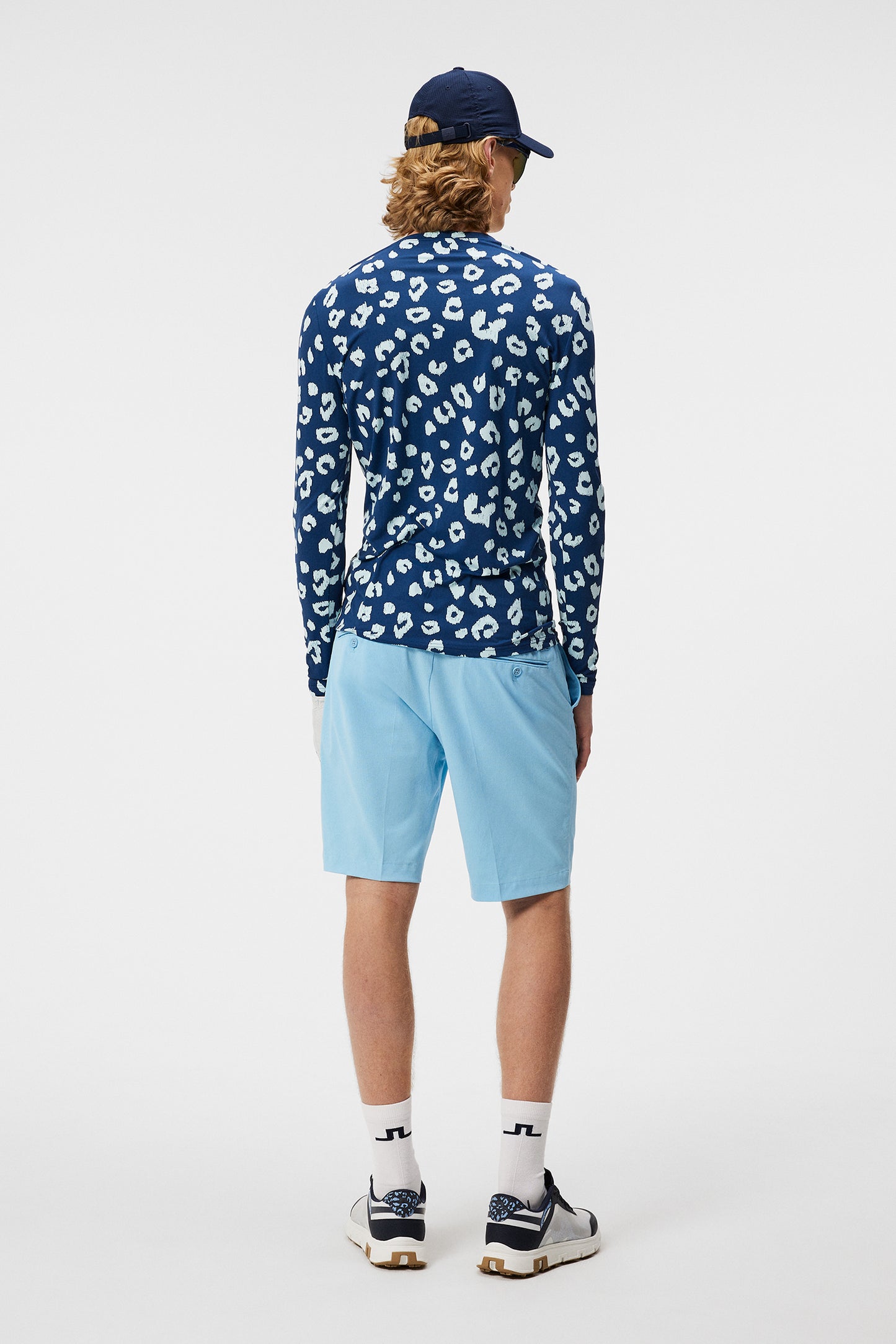 Thor Long Sleeve Print in Savanna Estate Blue by J.Lindeberg