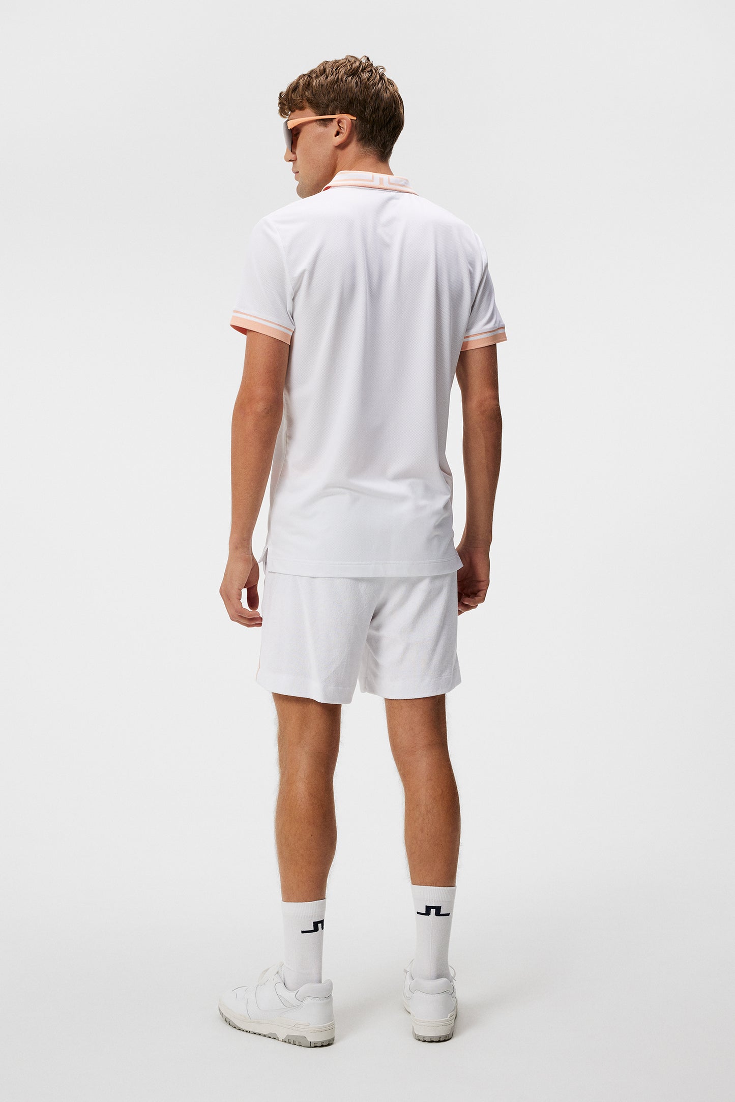 Reeve Regular Polo in White by J.Lindeberg
