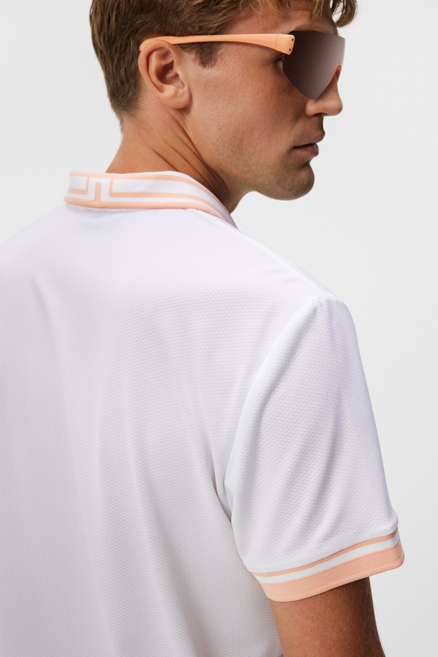 Reeve Regular Polo in White by J.Lindeberg