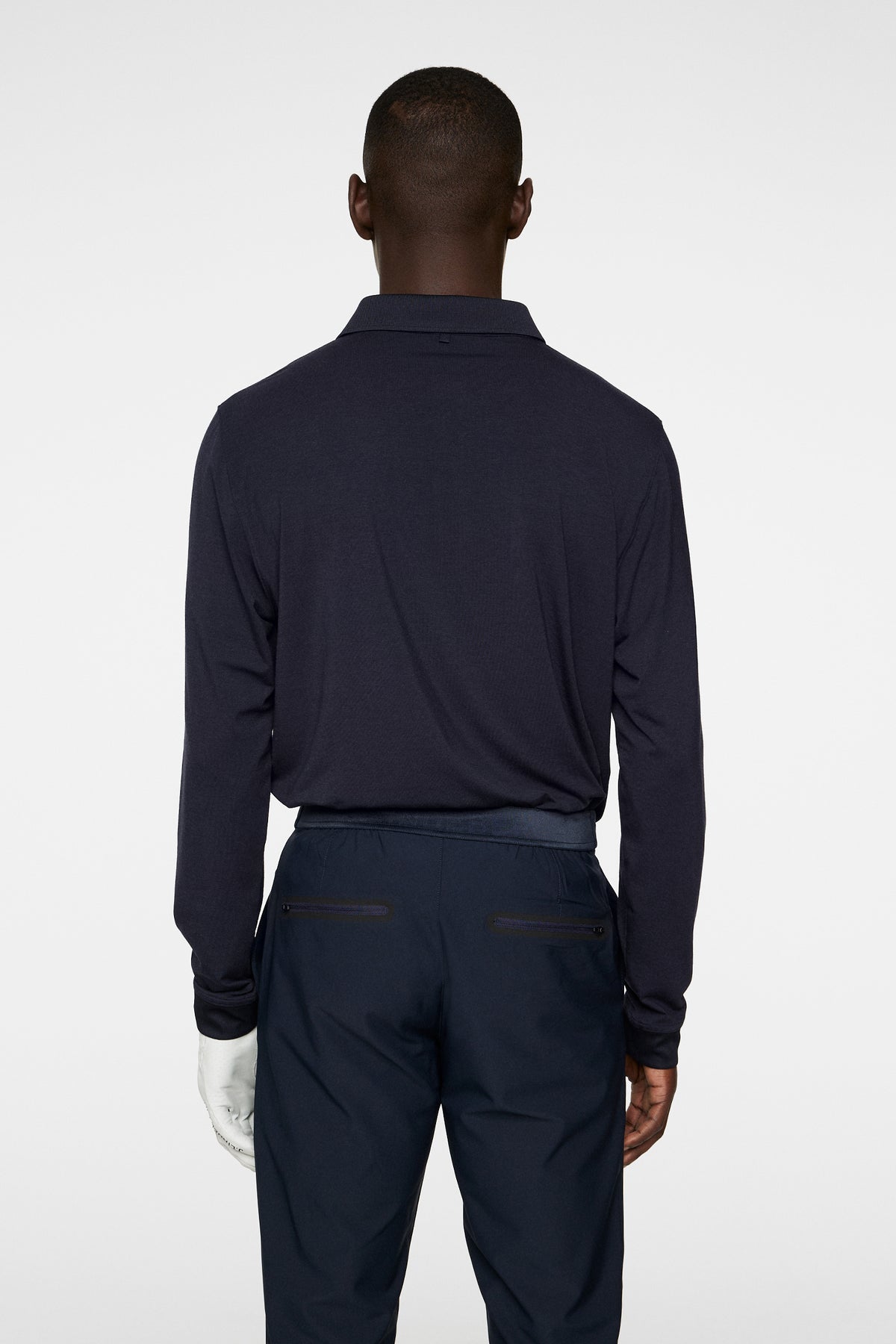 Florian LS Polo in Navy Melange by J.Lindeberg
