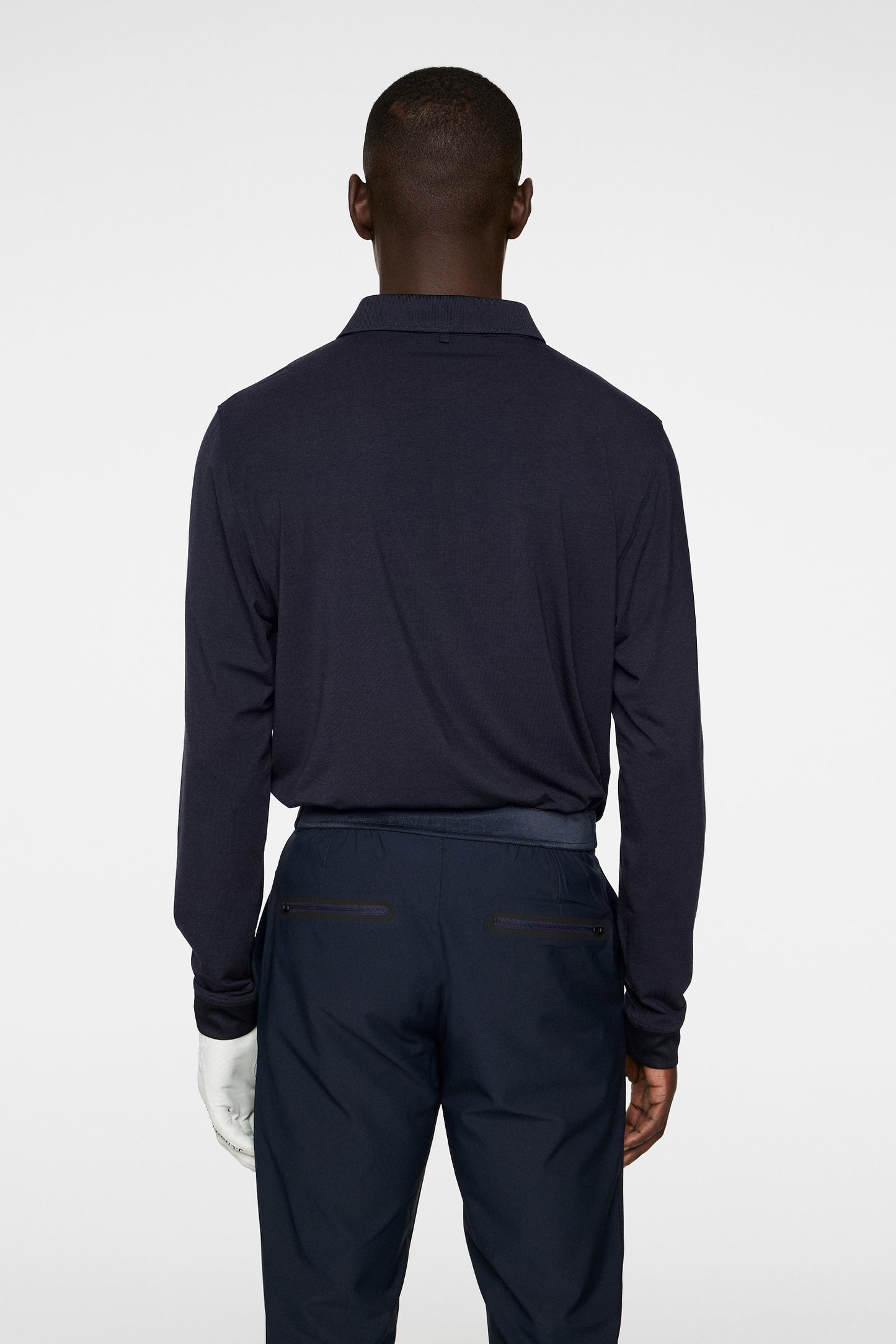 Florian LS Polo in Navy Melange by J.Lindeberg