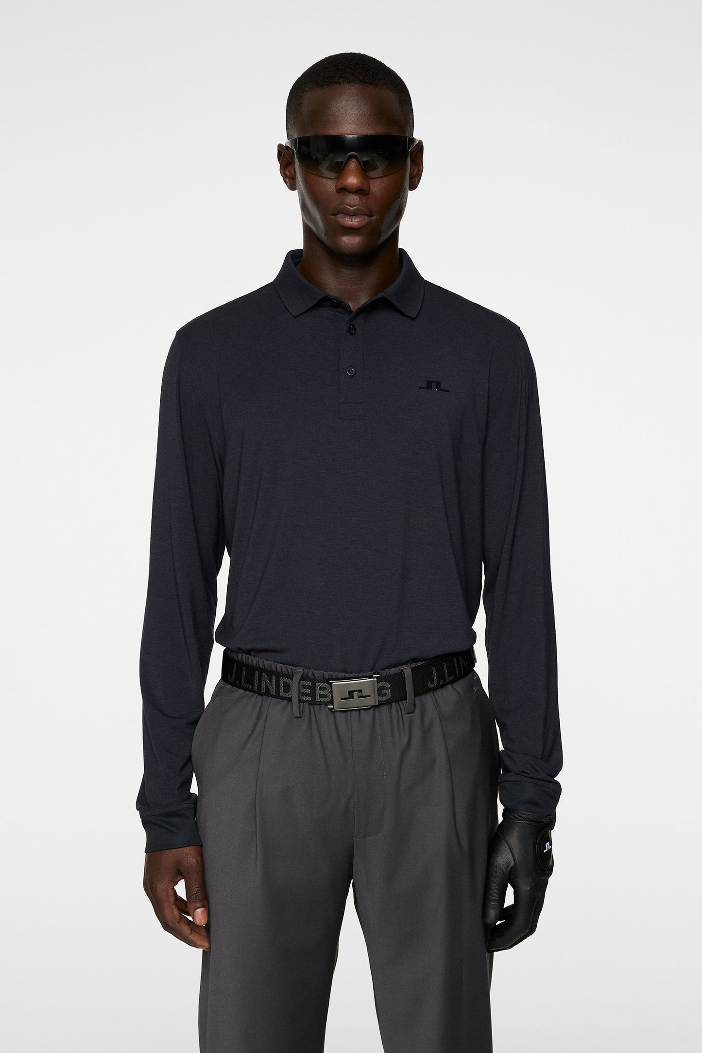 Florian LS Polo in Black by J.Lindeberg