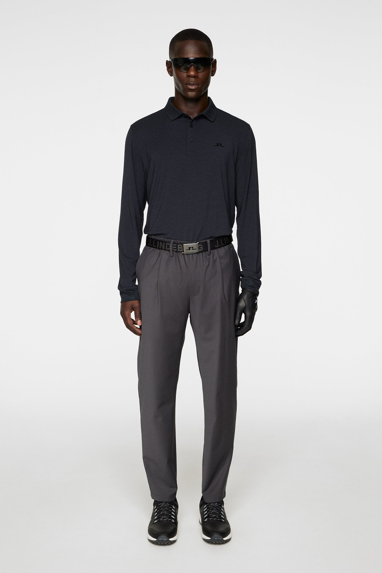 Florian LS Polo in Black by J.Lindeberg