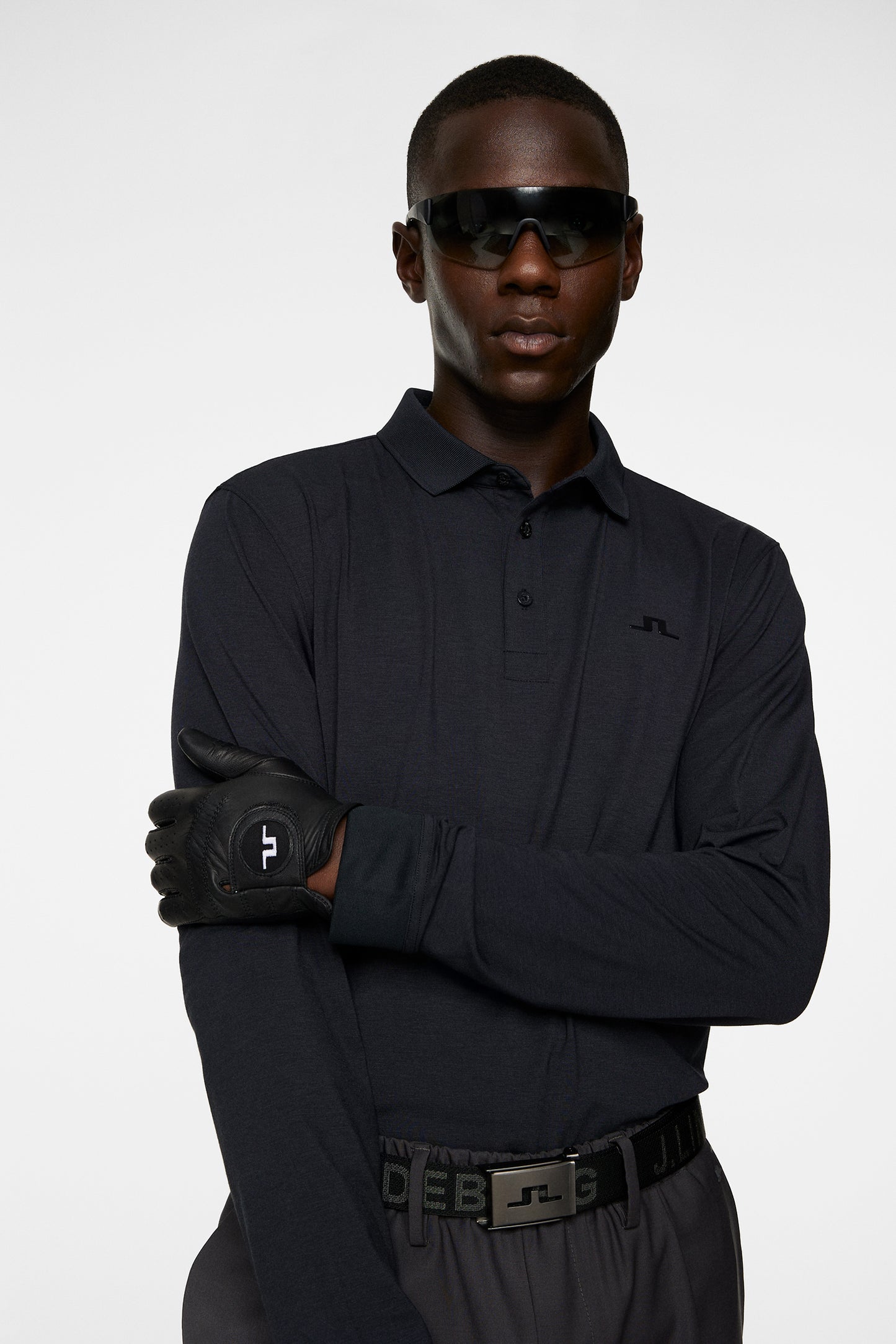 Florian LS Polo in Black by J.Lindeberg