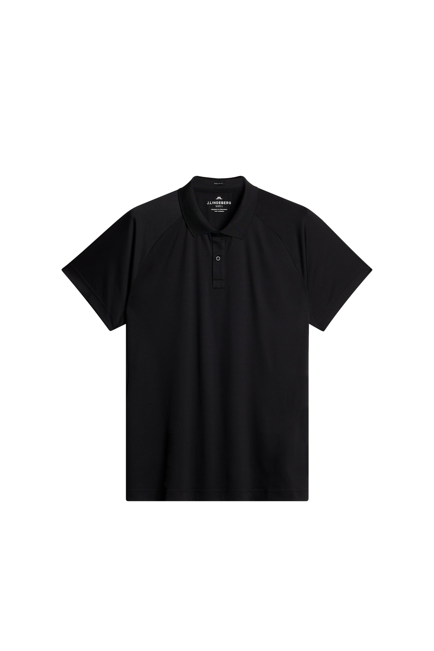 Sola Regular Fit Polo in Black by J.Lindeberg