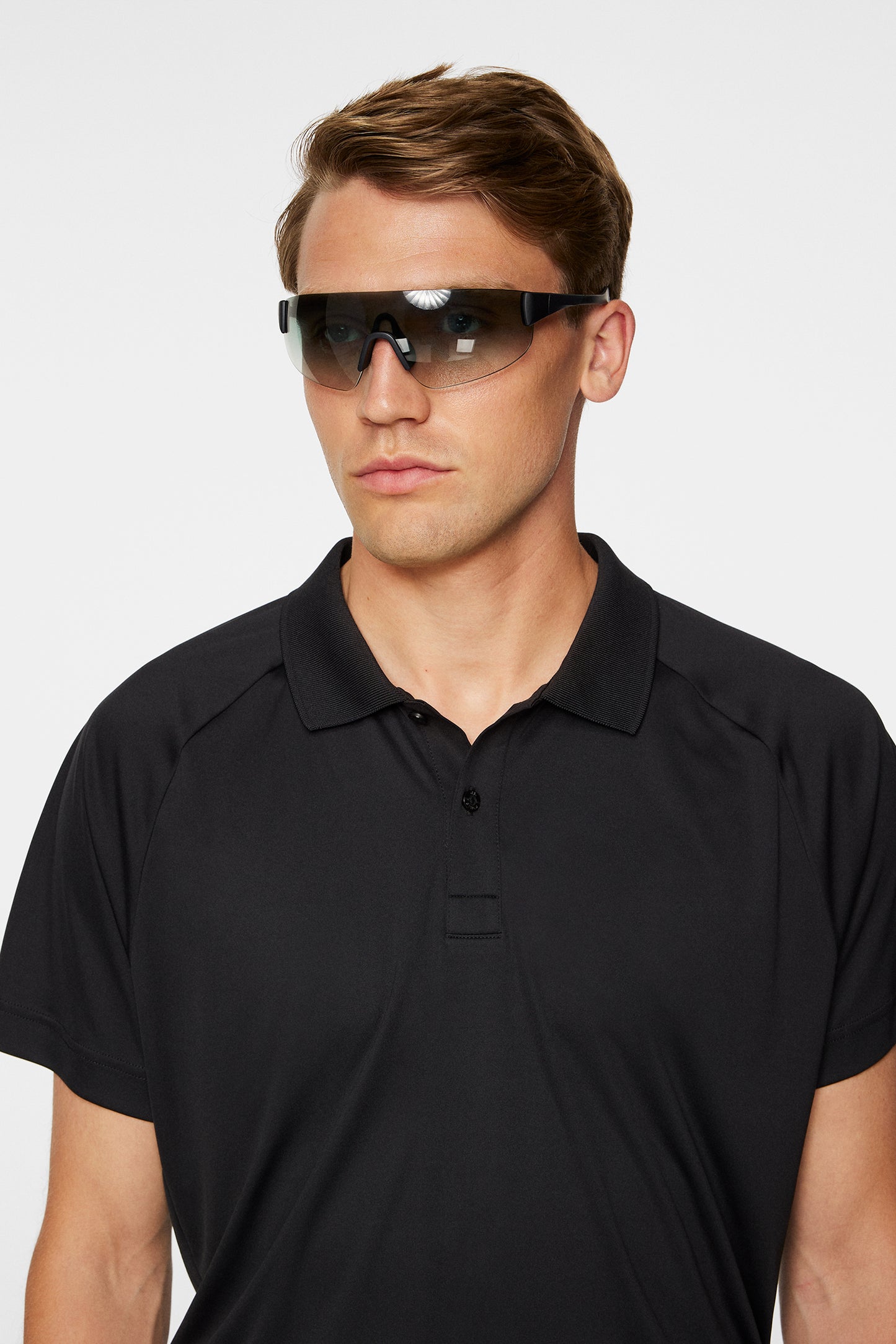 Sola Regular Fit Polo in Black by J.Lindeberg