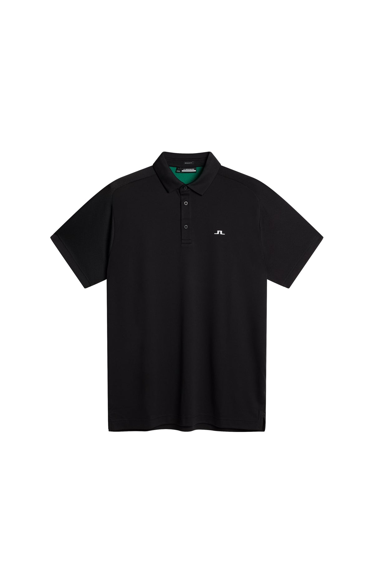 Rhodes Regular Fit Polo in Black by J.Lindeberg