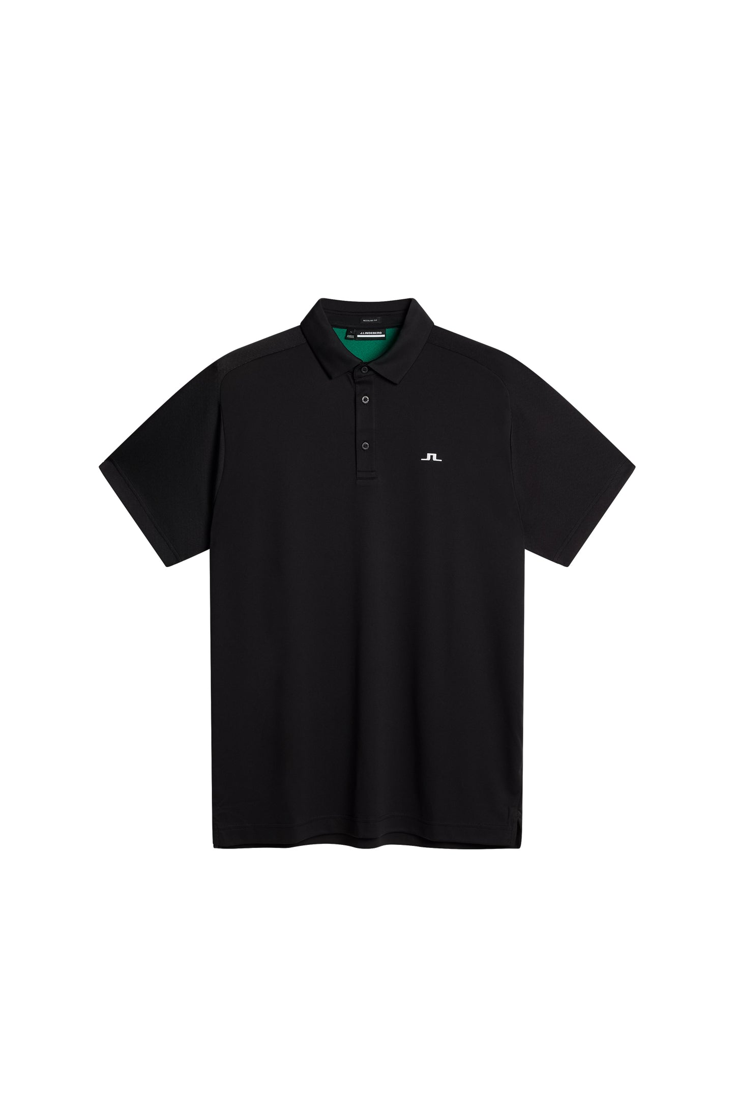 Rhodes Regular Fit Polo in Black by J.Lindeberg
