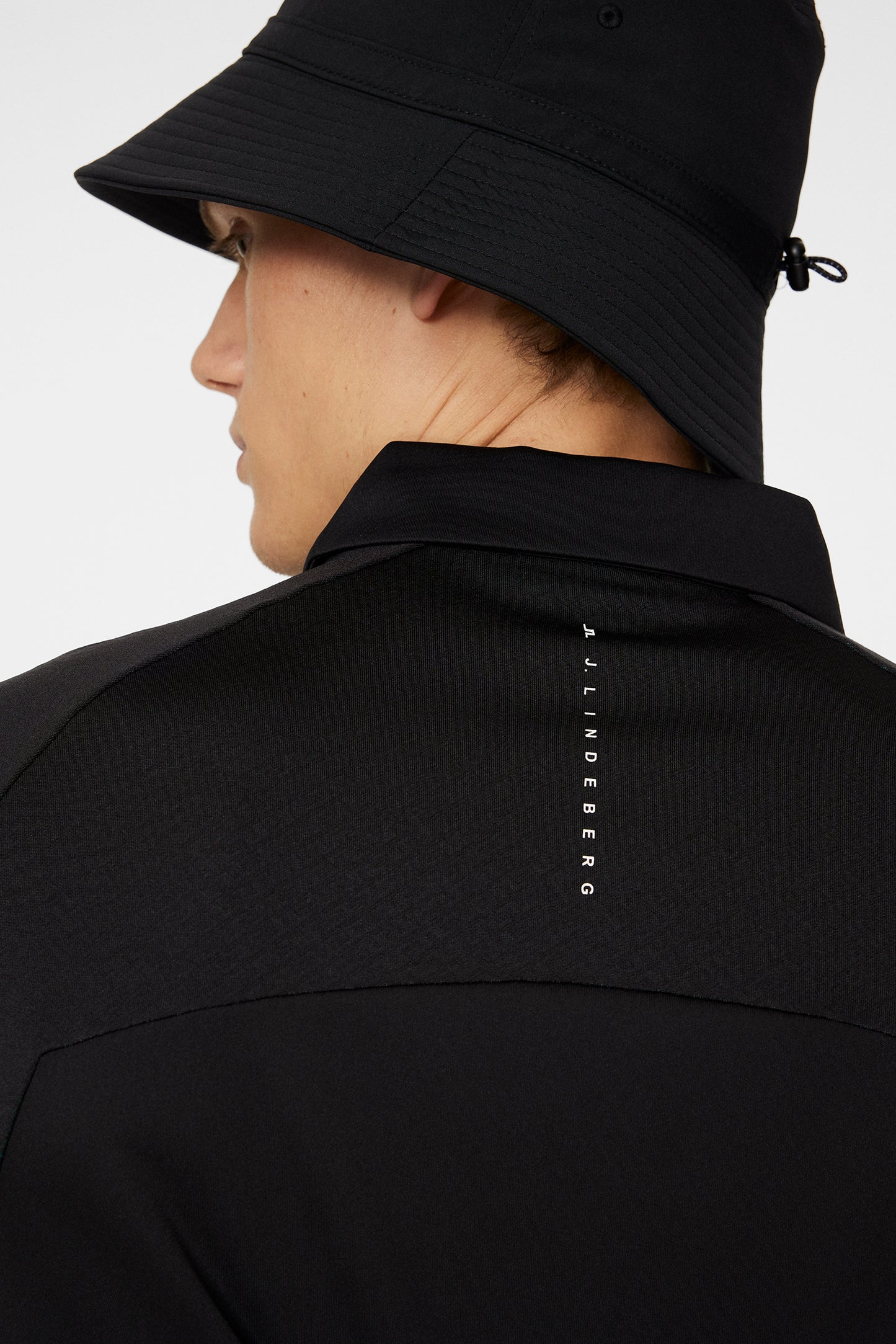Rhodes Regular Fit Polo in Black by J.Lindeberg