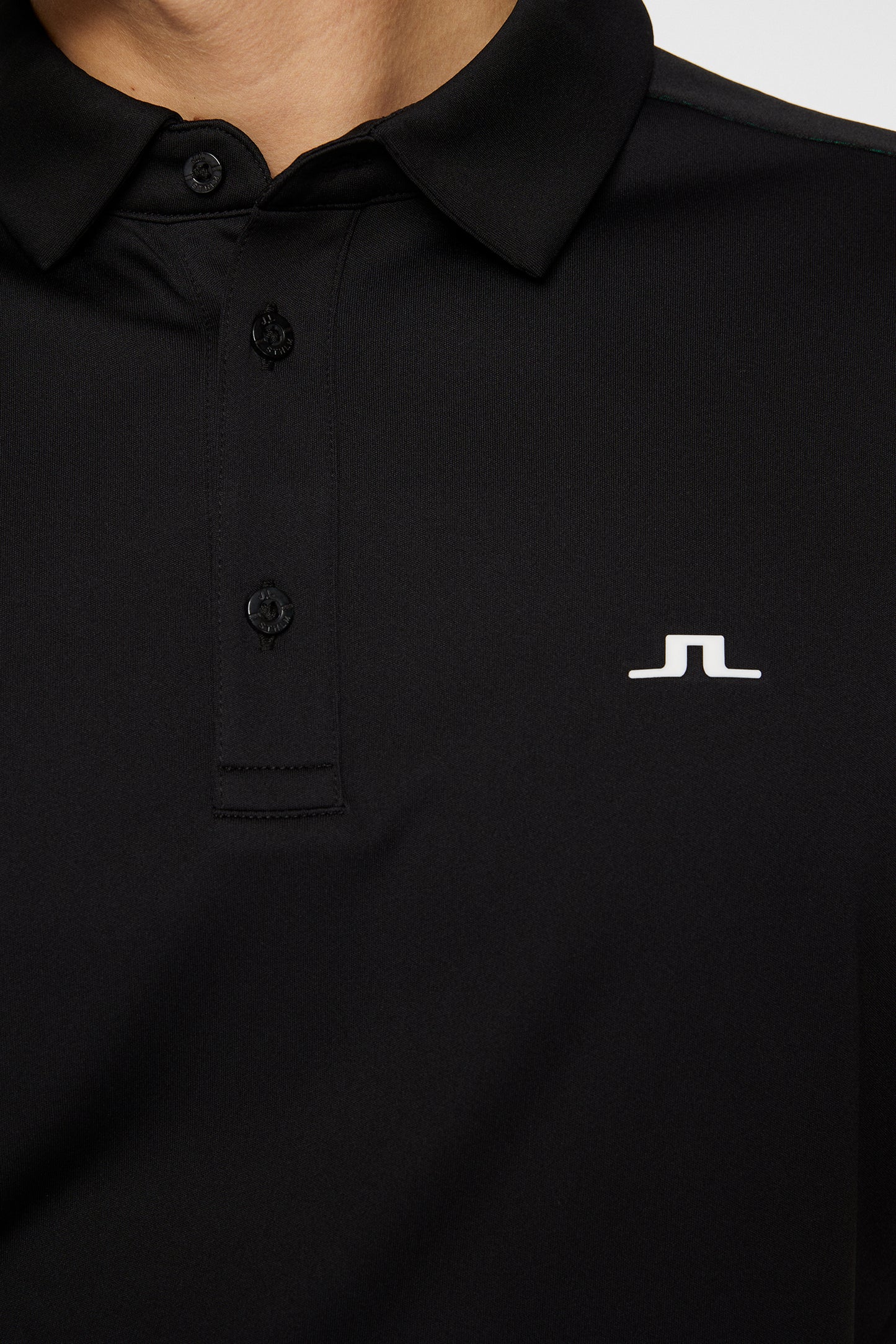 Rhodes Regular Fit Polo in Black by J.Lindeberg