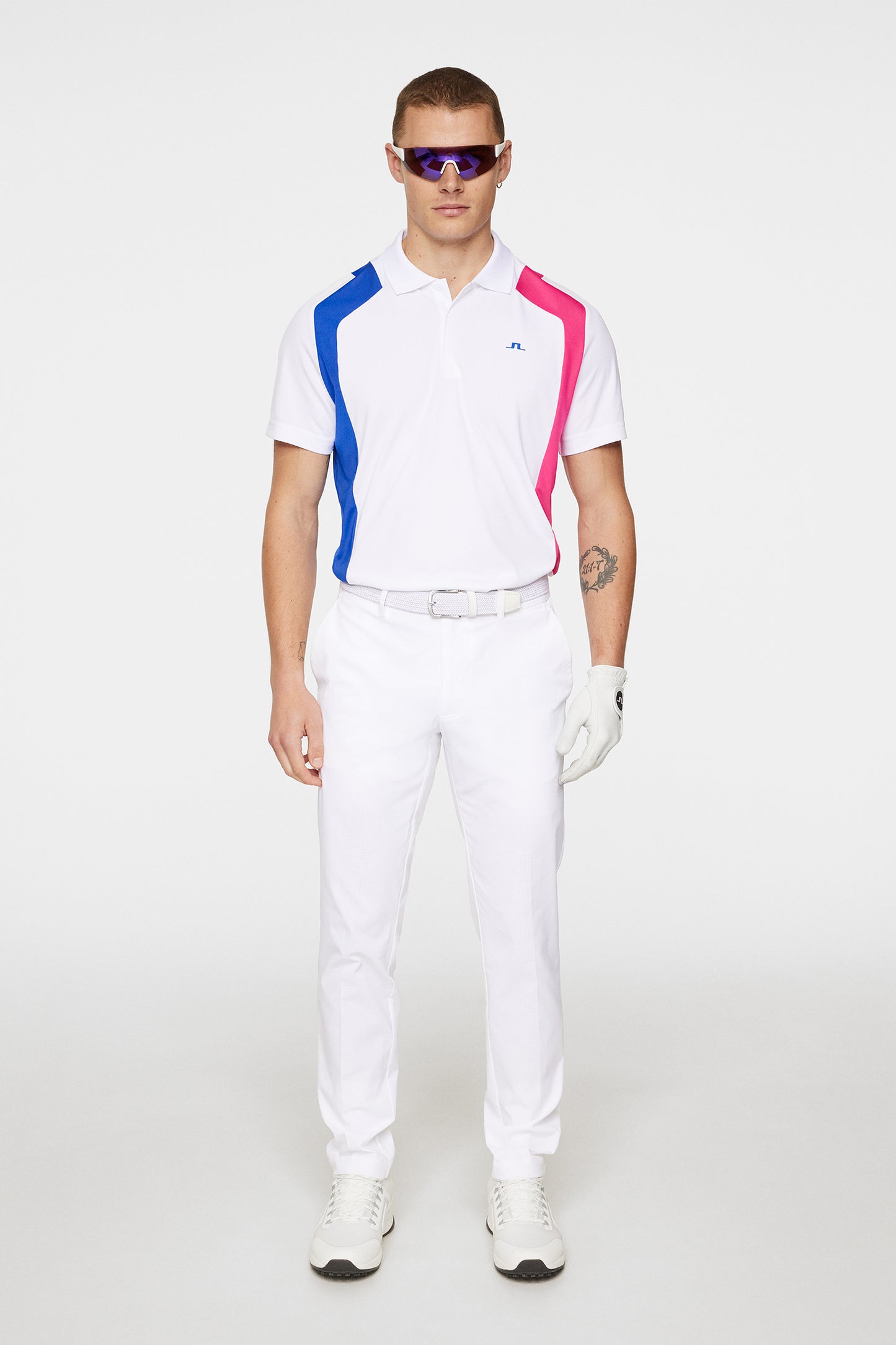 Legacy Reg Fit Polo in White by J.Lindeberg