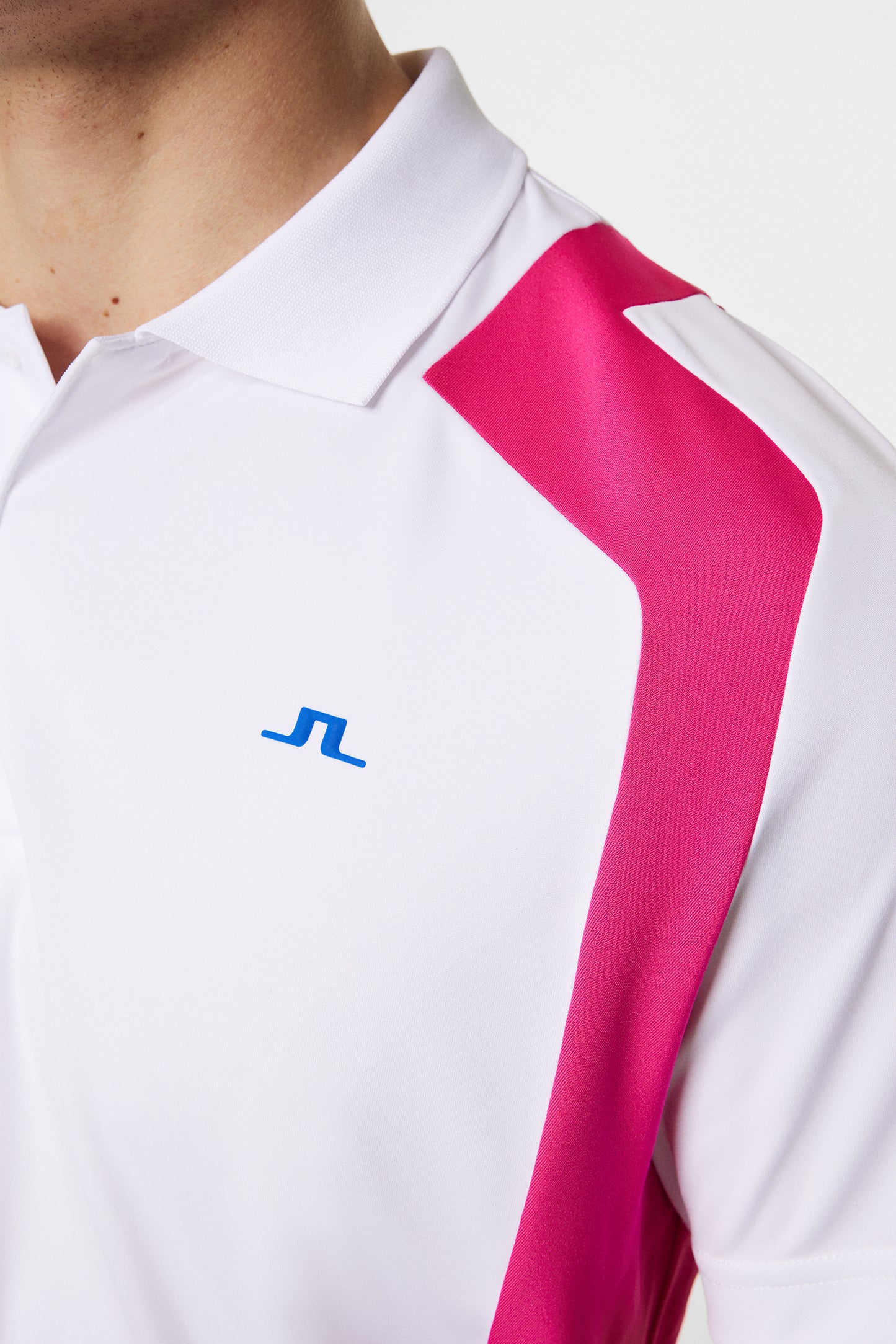 Legacy Reg Fit Polo in White by J.Lindeberg