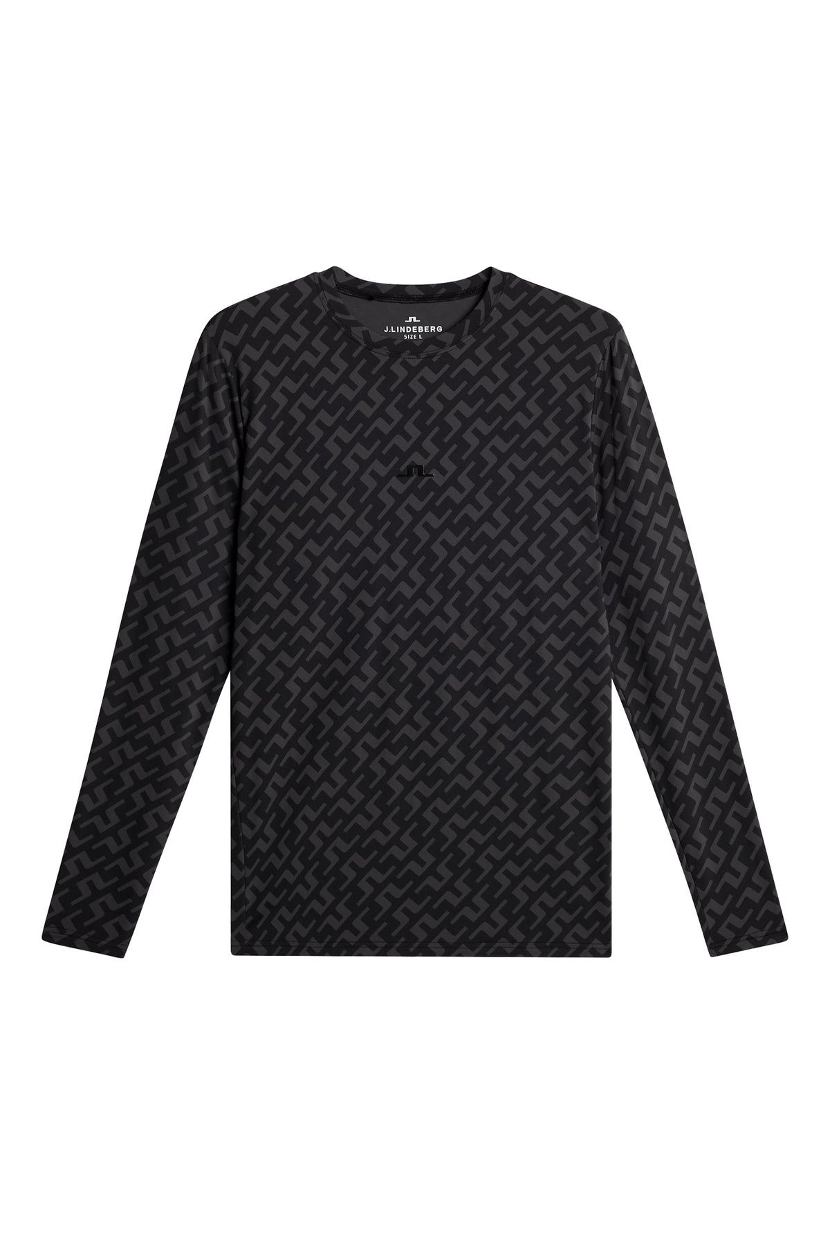 Thor Long Sleeve Printed in Bias Bridge Black by J.Lindeberg