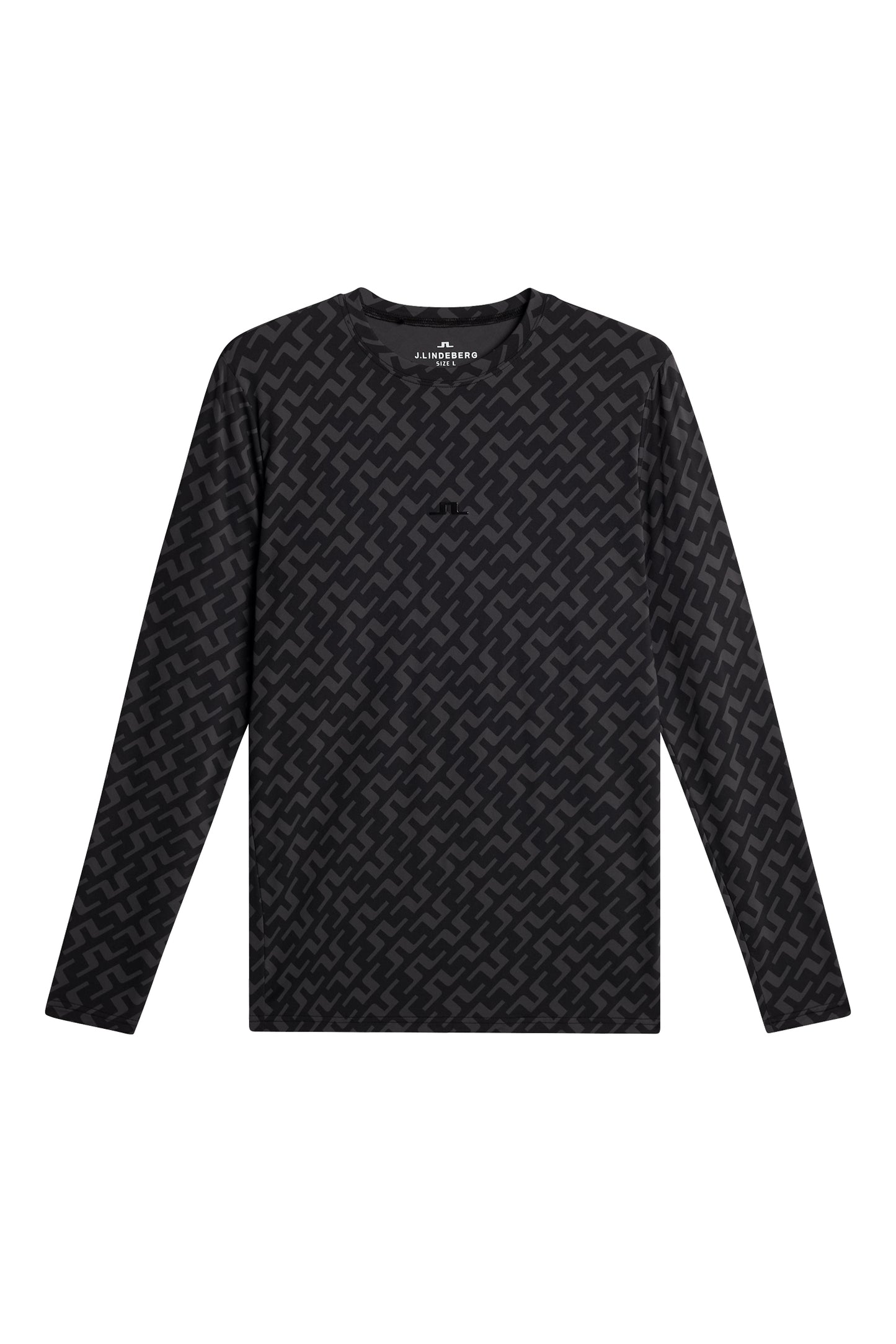 Thor Long Sleeve Printed in Bias Bridge Black by J.Lindeberg