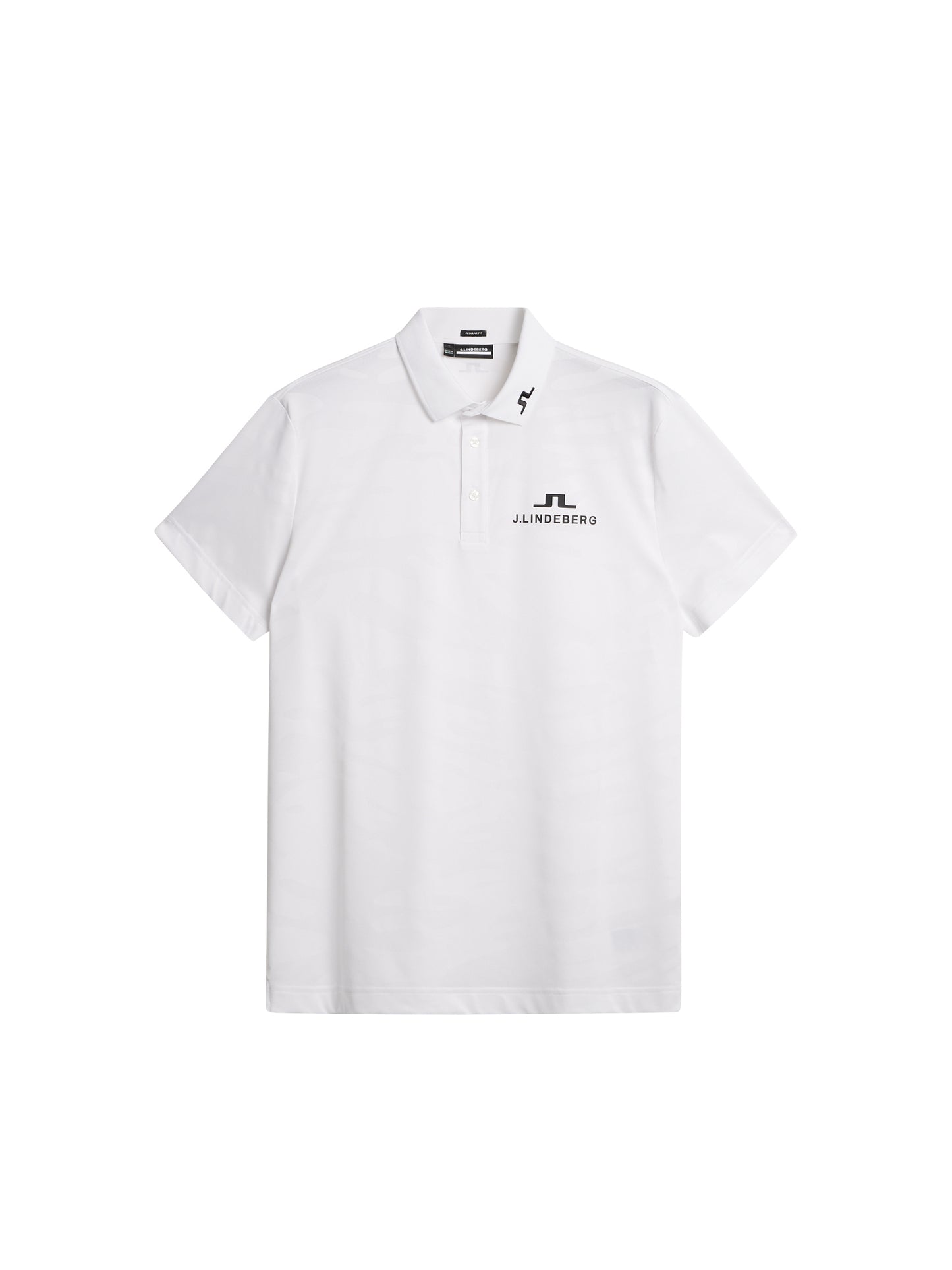 Mat Tour Golf Polo in White by J.Lindeberg