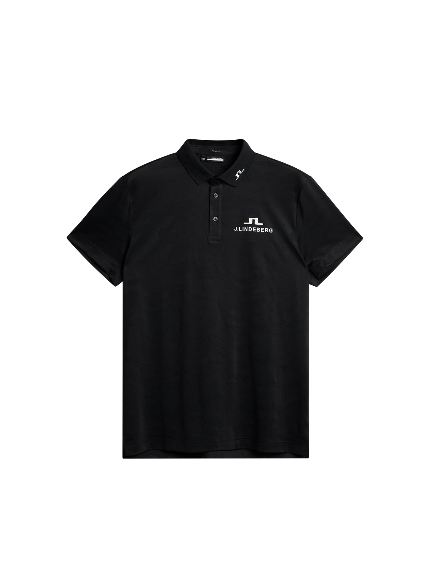 Mat Tour Golf Polo in Black by J.Lindeberg