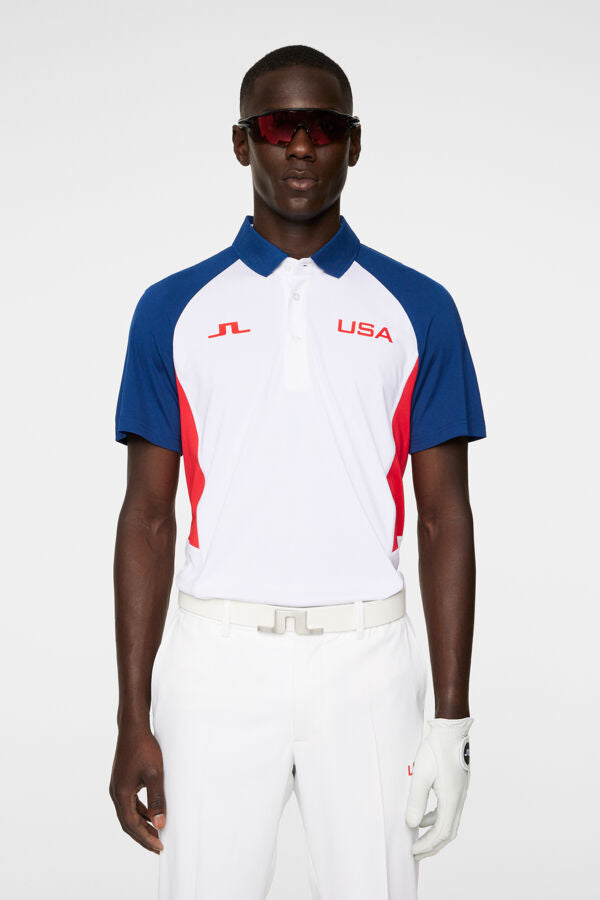 Yannick USA GOLF Color-Block Polo